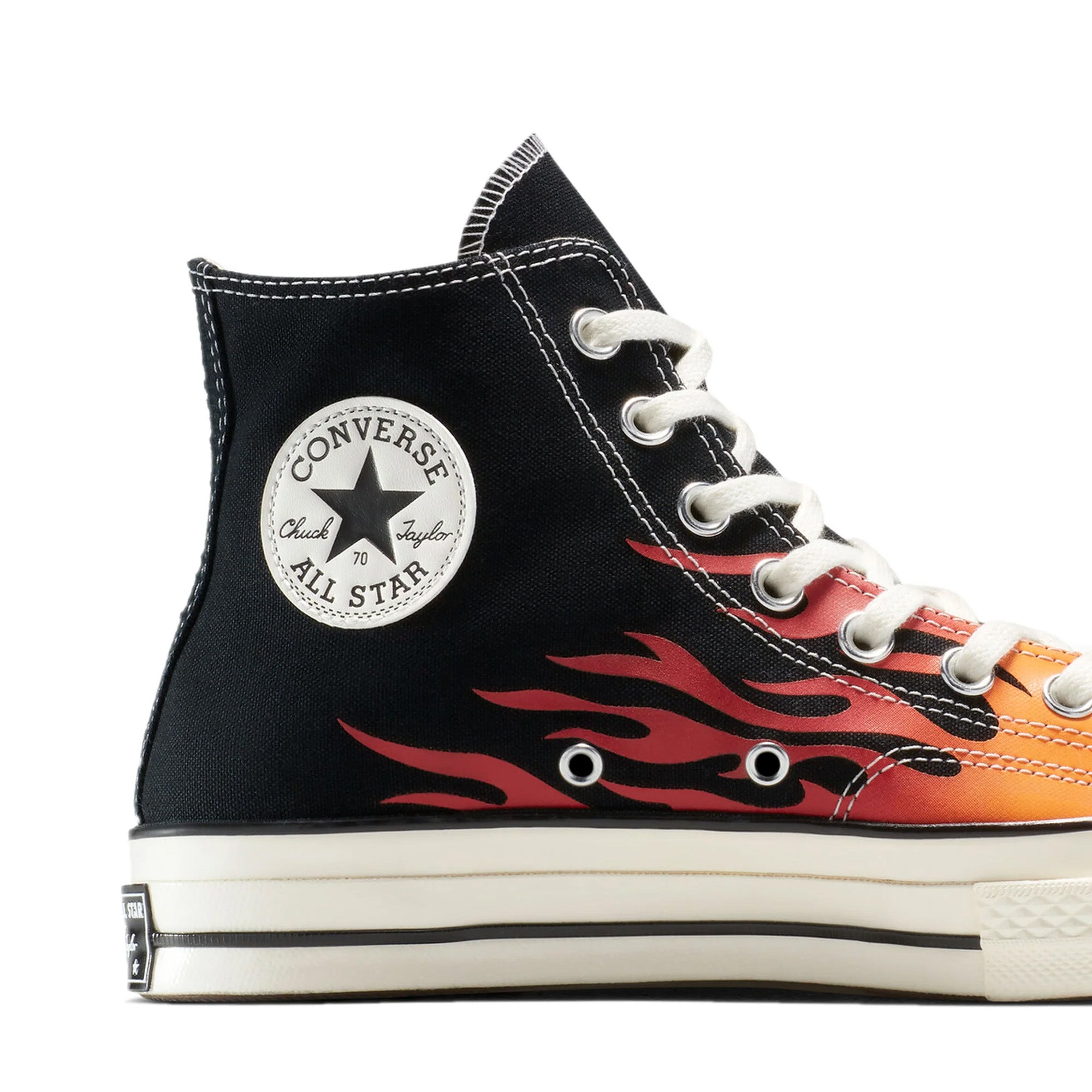 Converse Fire Chuck 70 Hi 'Black/Red' - ROOTED