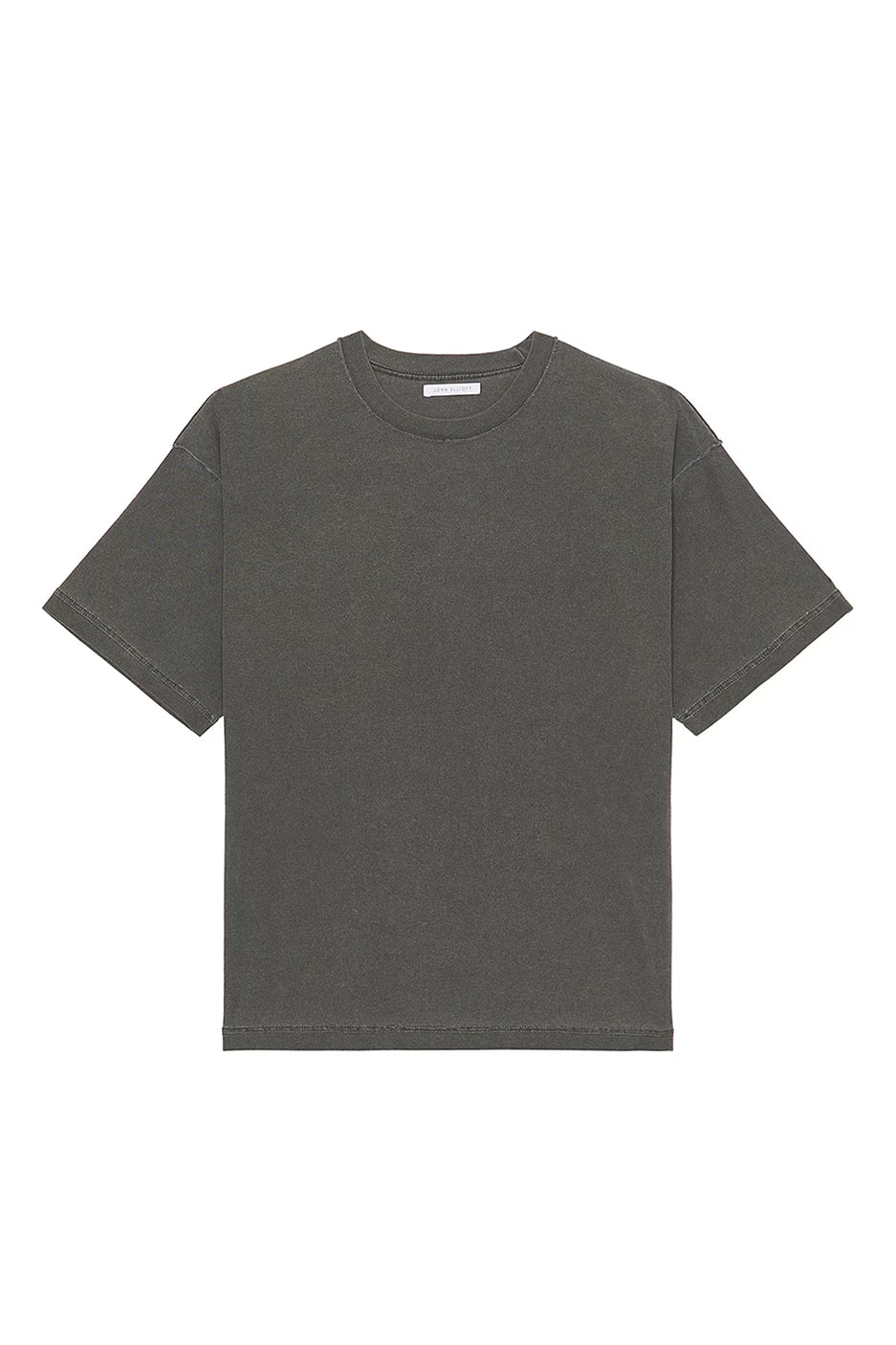 John Elliott Reversed Cropped Tee 'Washed Black'