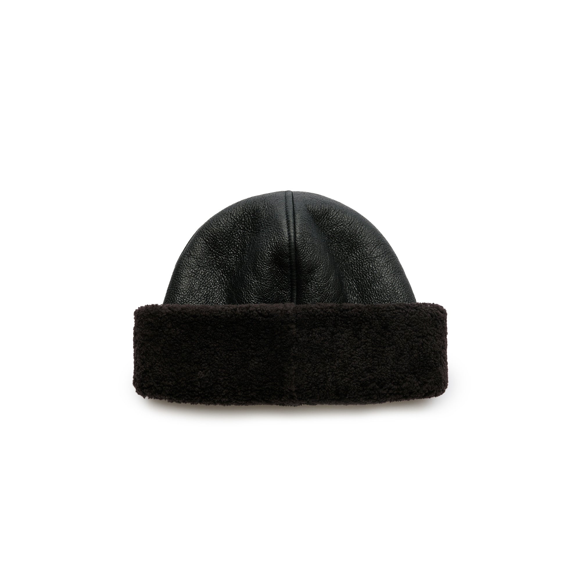 Our Legacy Blizzard Hat 'Dark Brown Aviator Shearling' - ROOTED