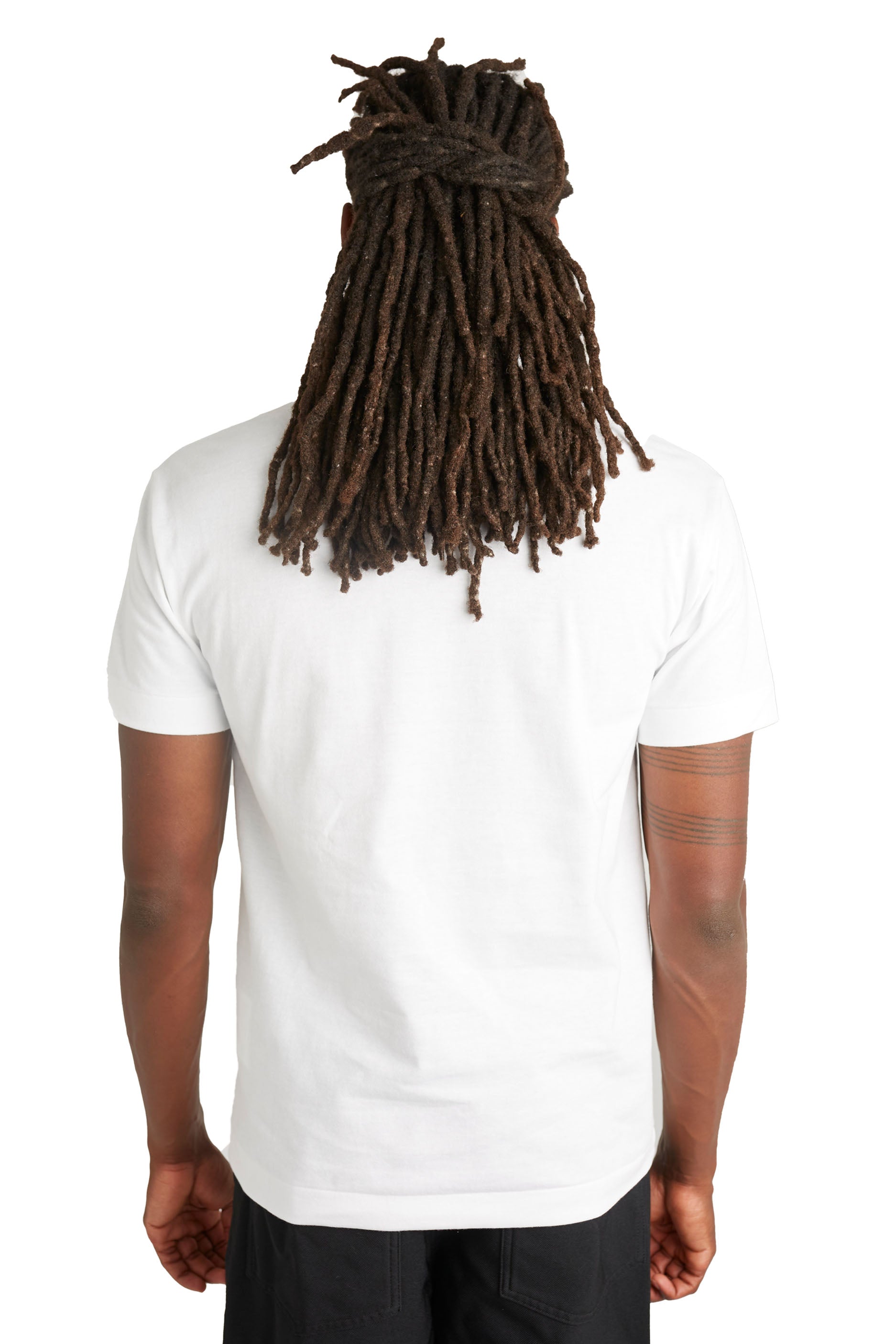 Comme des Garcons PLAY Red Small Eyes Tee 'White' - ROOTED