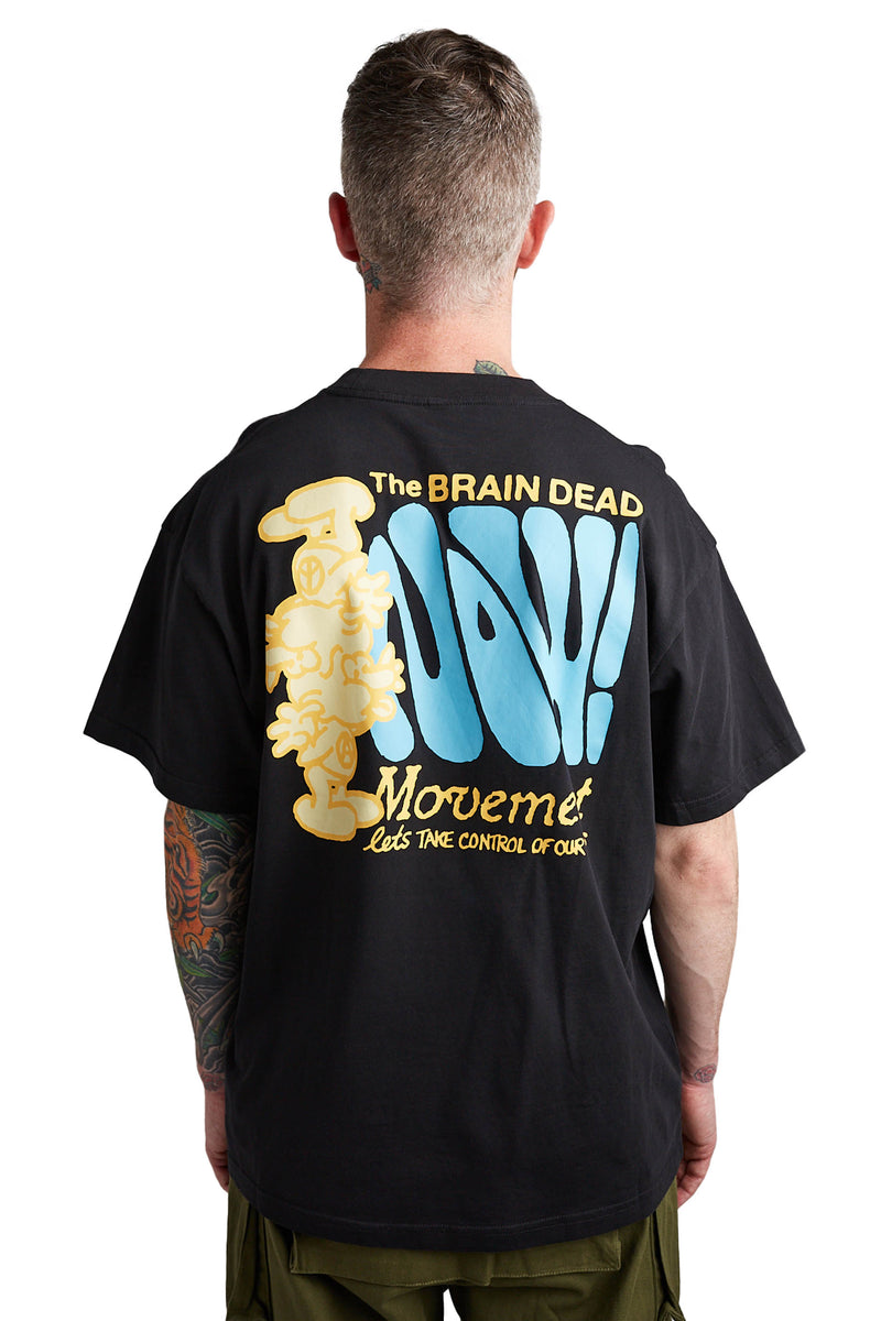 Brain Dead The Now Movement Tee 'Black' - ROOTED