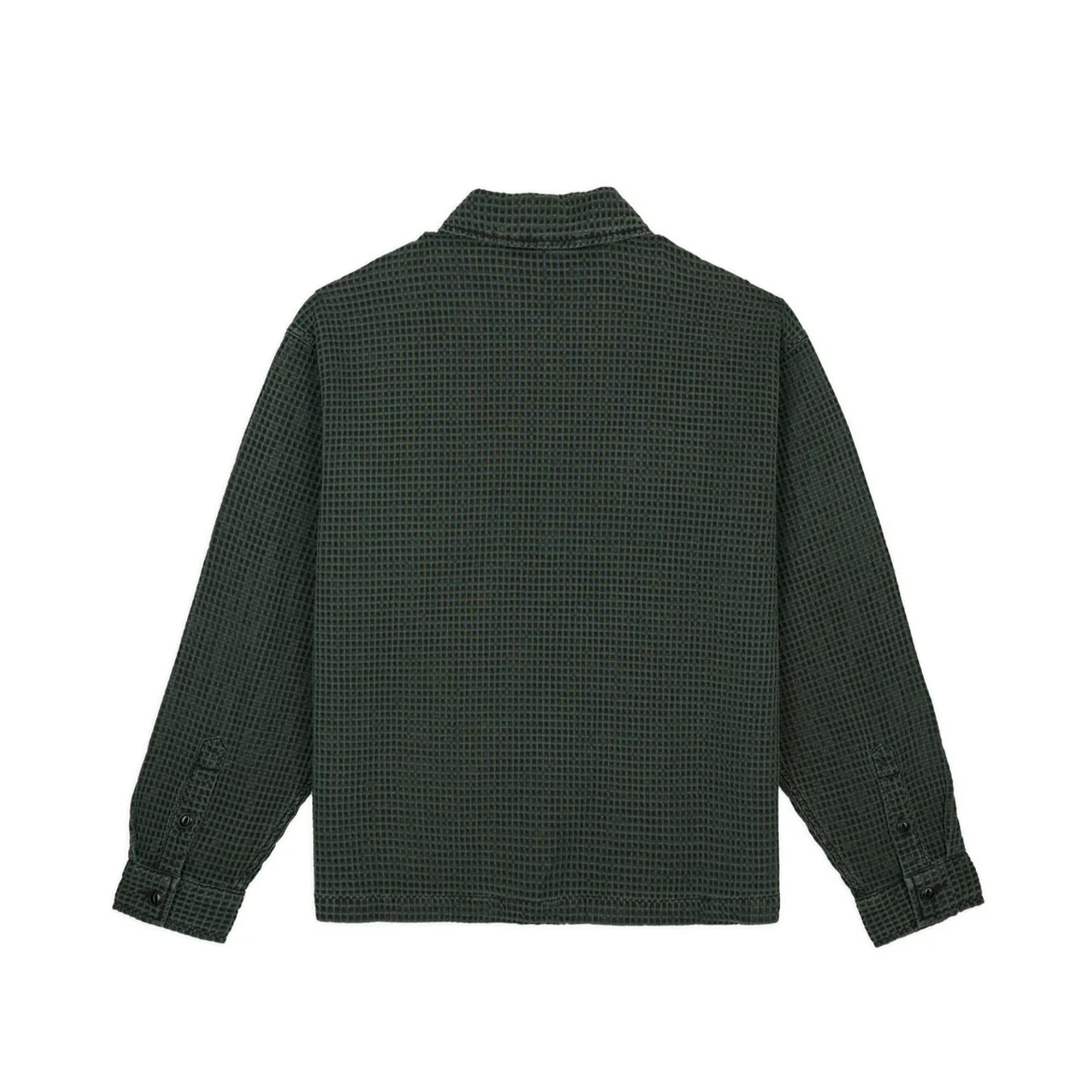 Brain Dead Waffle Button Up 'Dark Green'