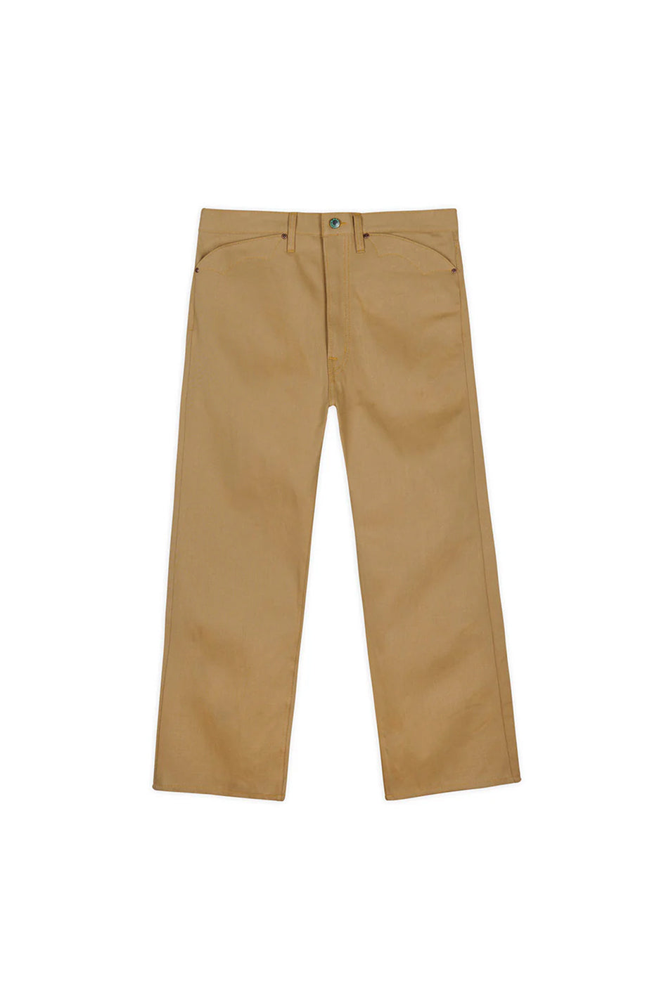Brain Dead Type 00 13.5oz Selvedge Nihon Menpu Bull Denim 'Tan' - ROOTED