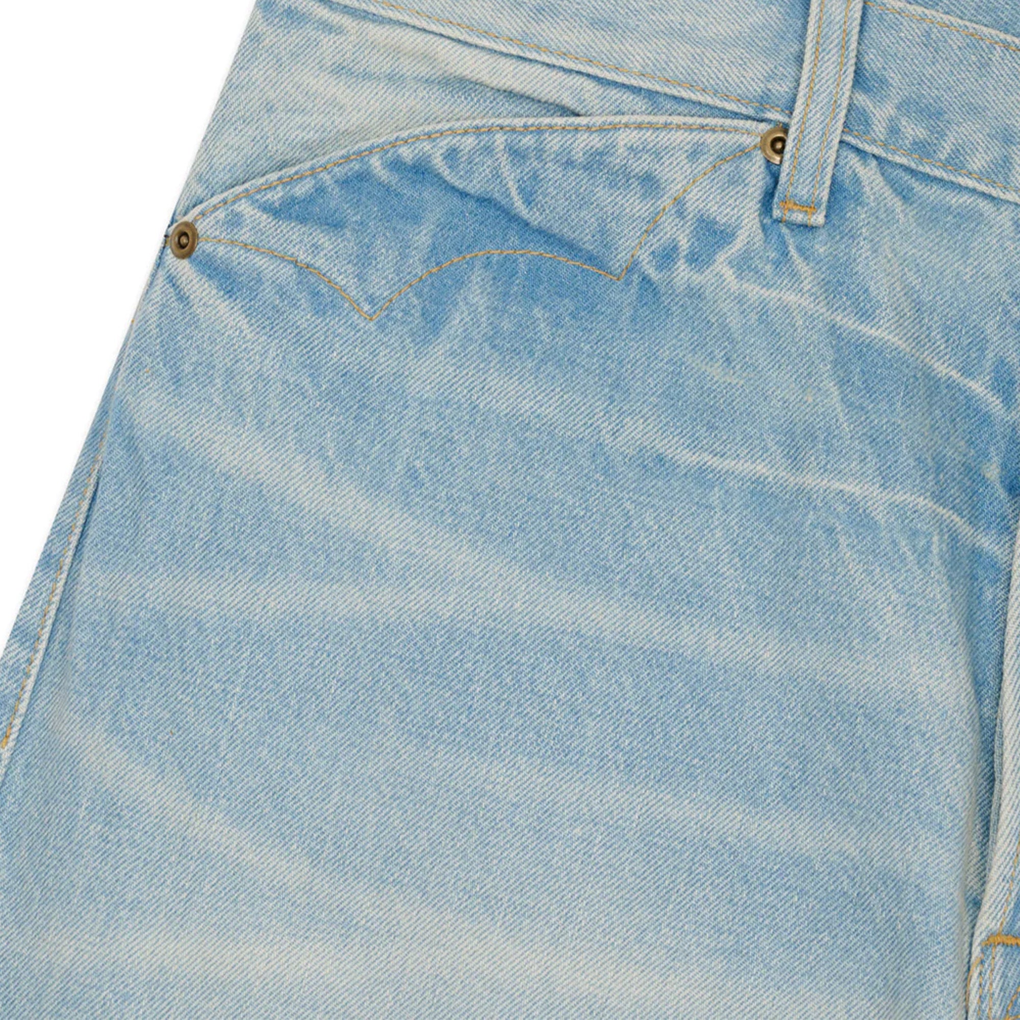 Brain Dead Denim Type 00 15oz Selvedge Denim 'Light Washed Indigo' - ROOTED