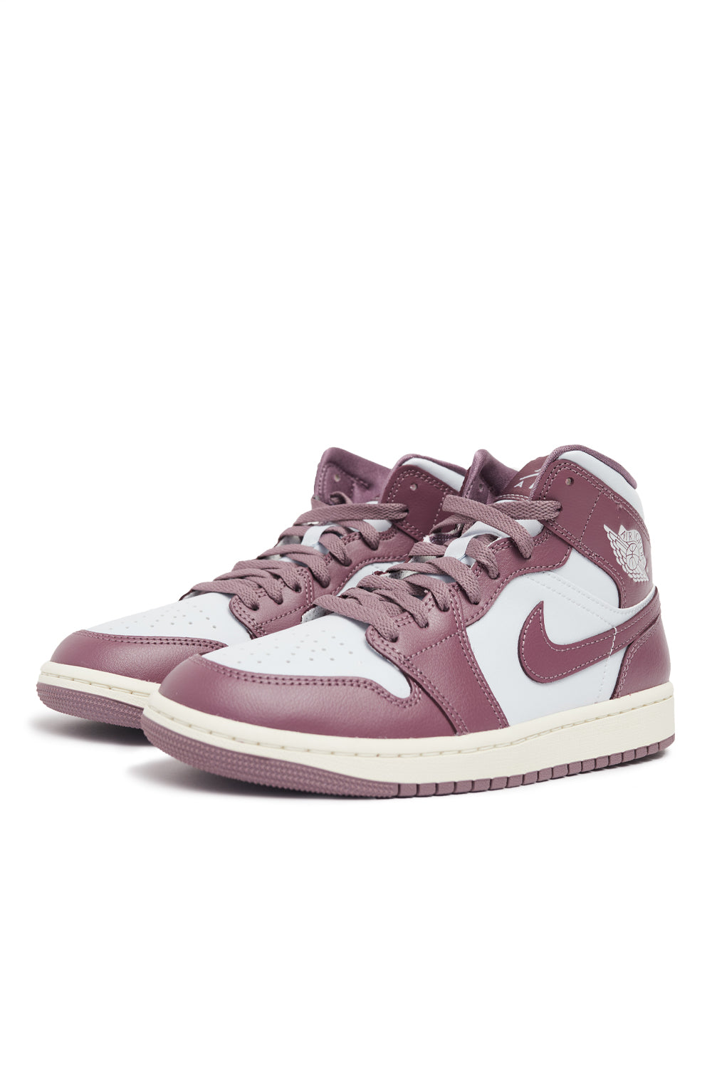 Air Jordan Womens 1 'Pure Platinum/Sky J Mauve' - ROOTED