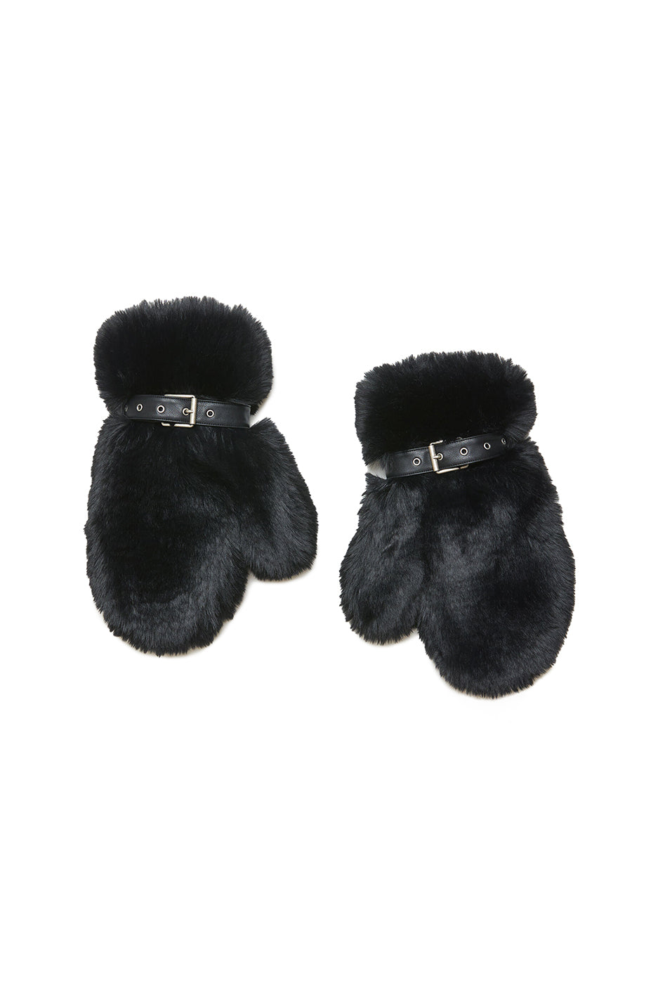 Acne Studios Alion Fur Mits 'Black' - ROOTED