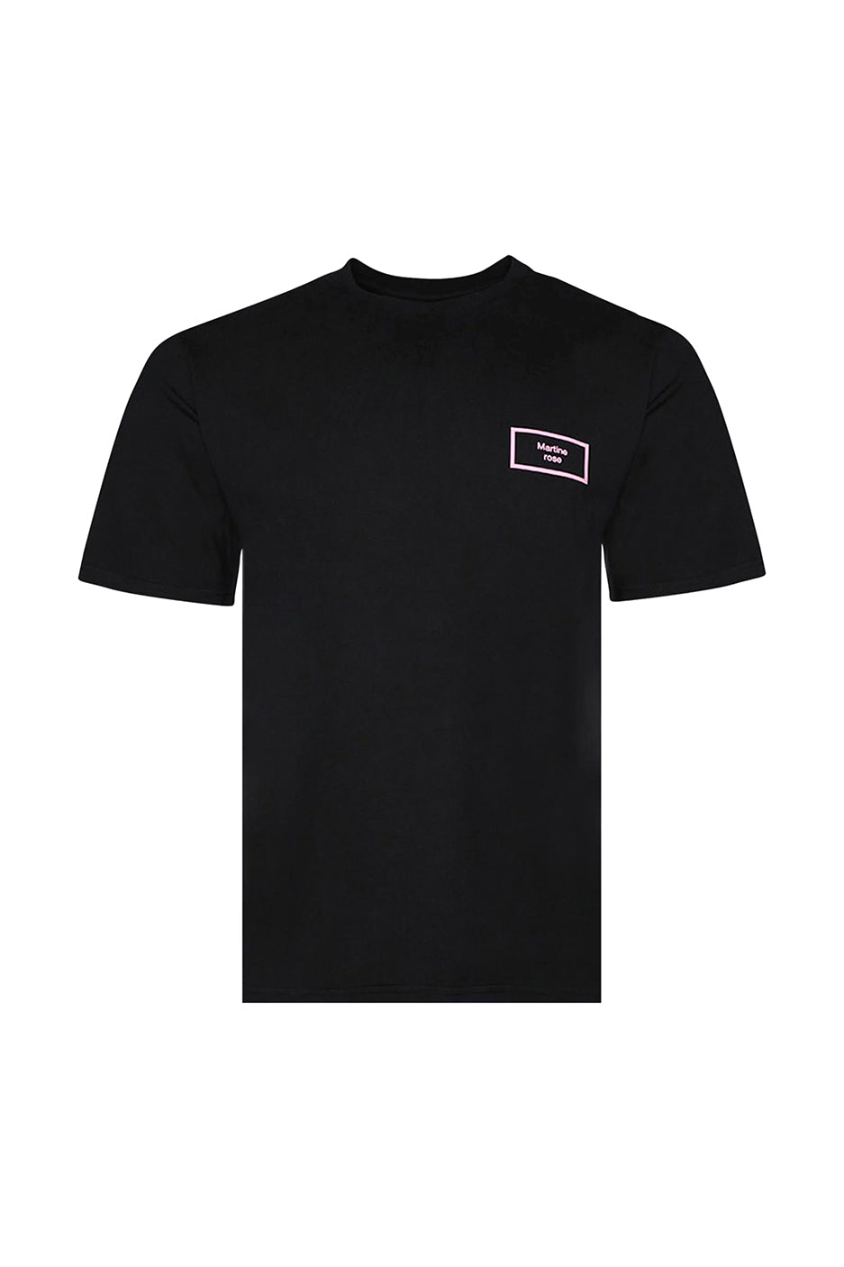 Martine Rose Classic Tee 'Black Pigment Dye' - ROOTED