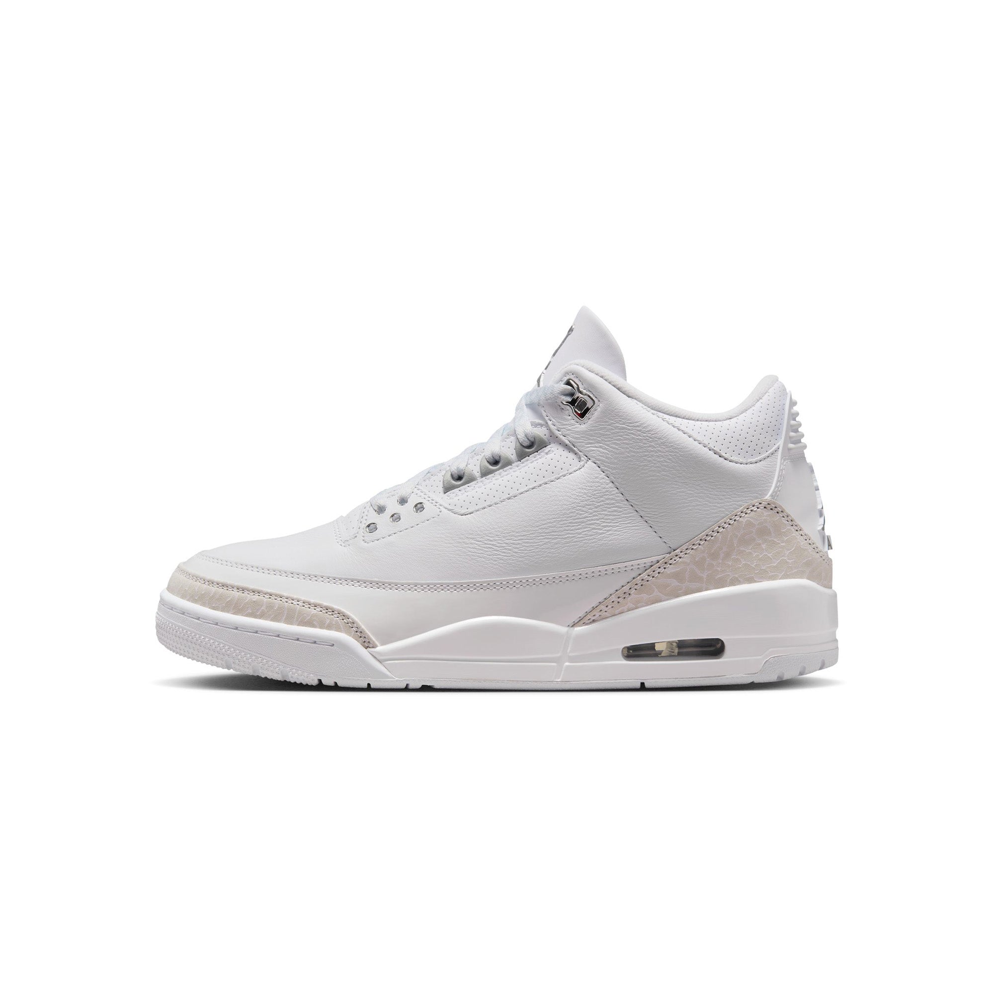 Air Jordan 3 Retro 'White/Metallic Silver' - ROOTED