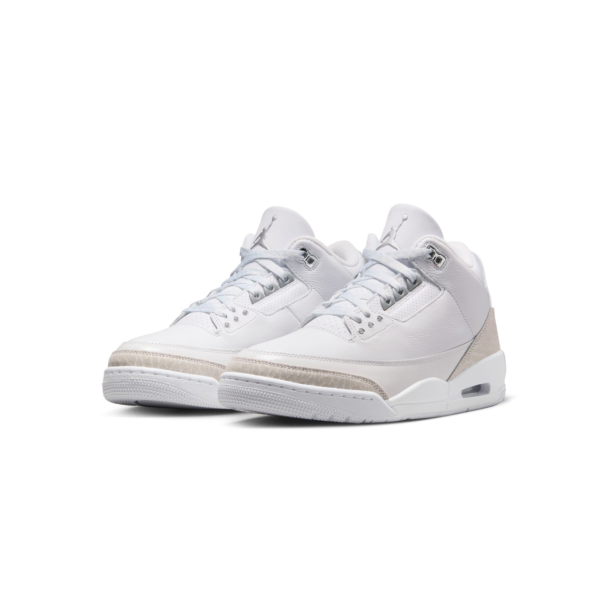 Air Jordan 3 Retro 'White/Metallic Silver' - ROOTED