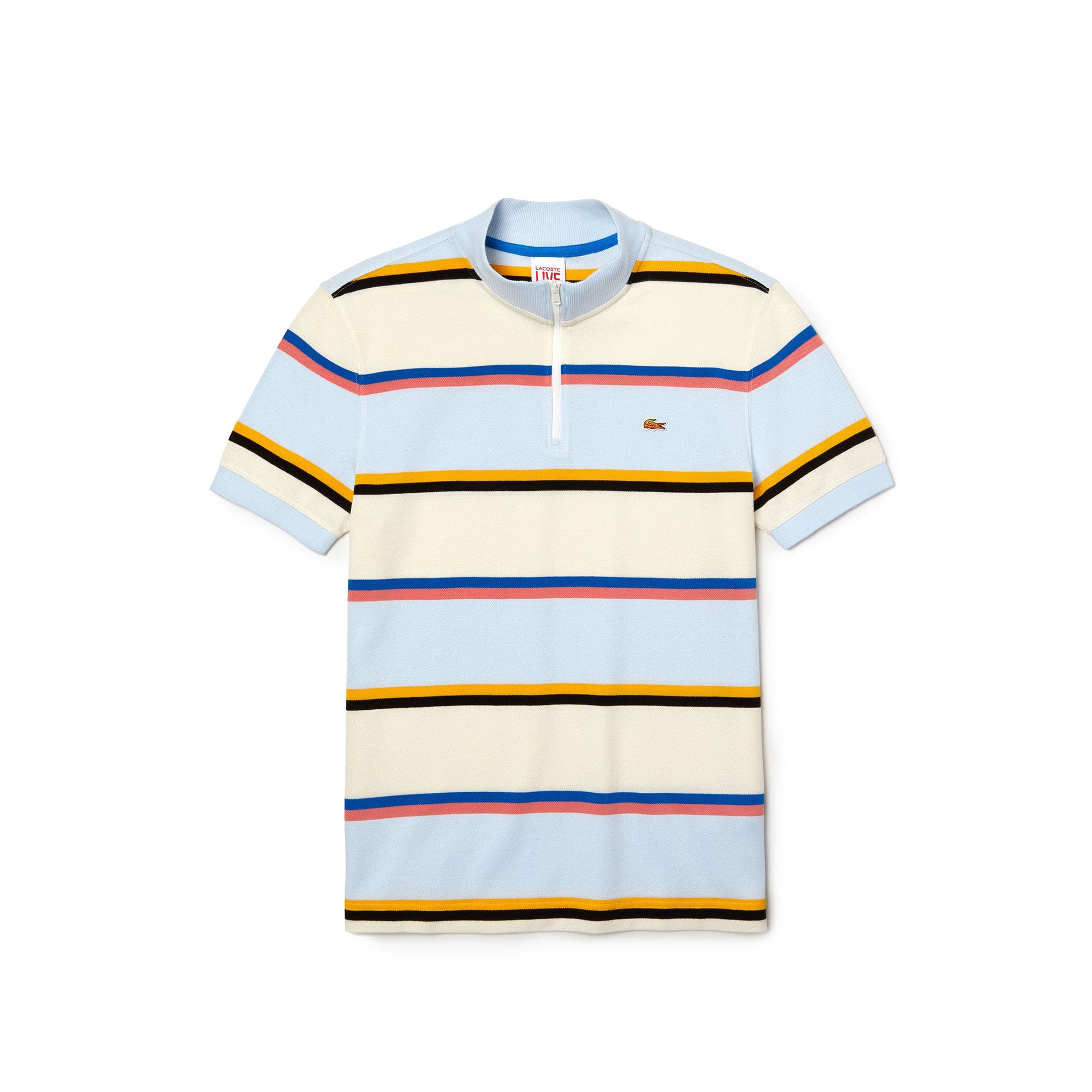 Lacoste x Opening Ceremony Striped Mock Neck 'Mascarpone/Multi'