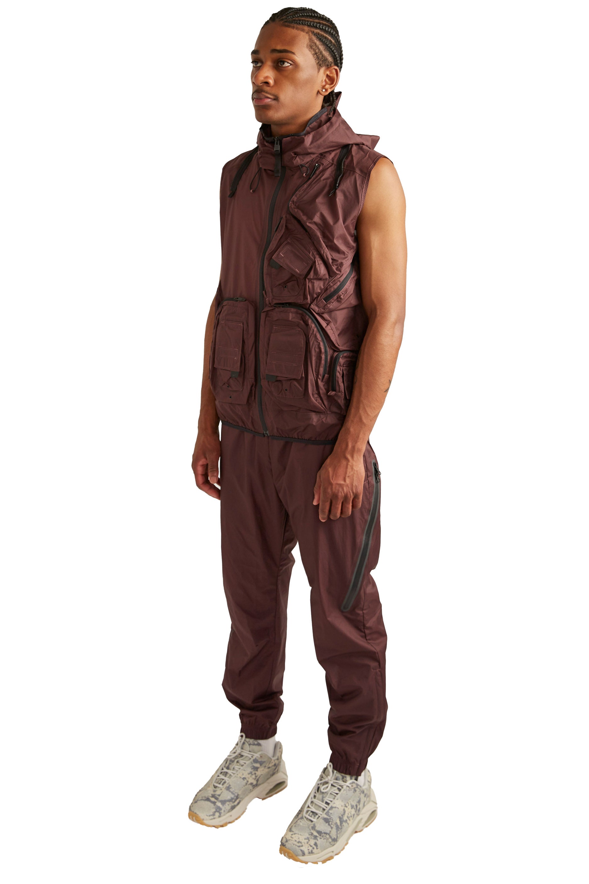 Nike x Nocta M NRG Track Jacket 'Dark Wine/Black' - ROOTED