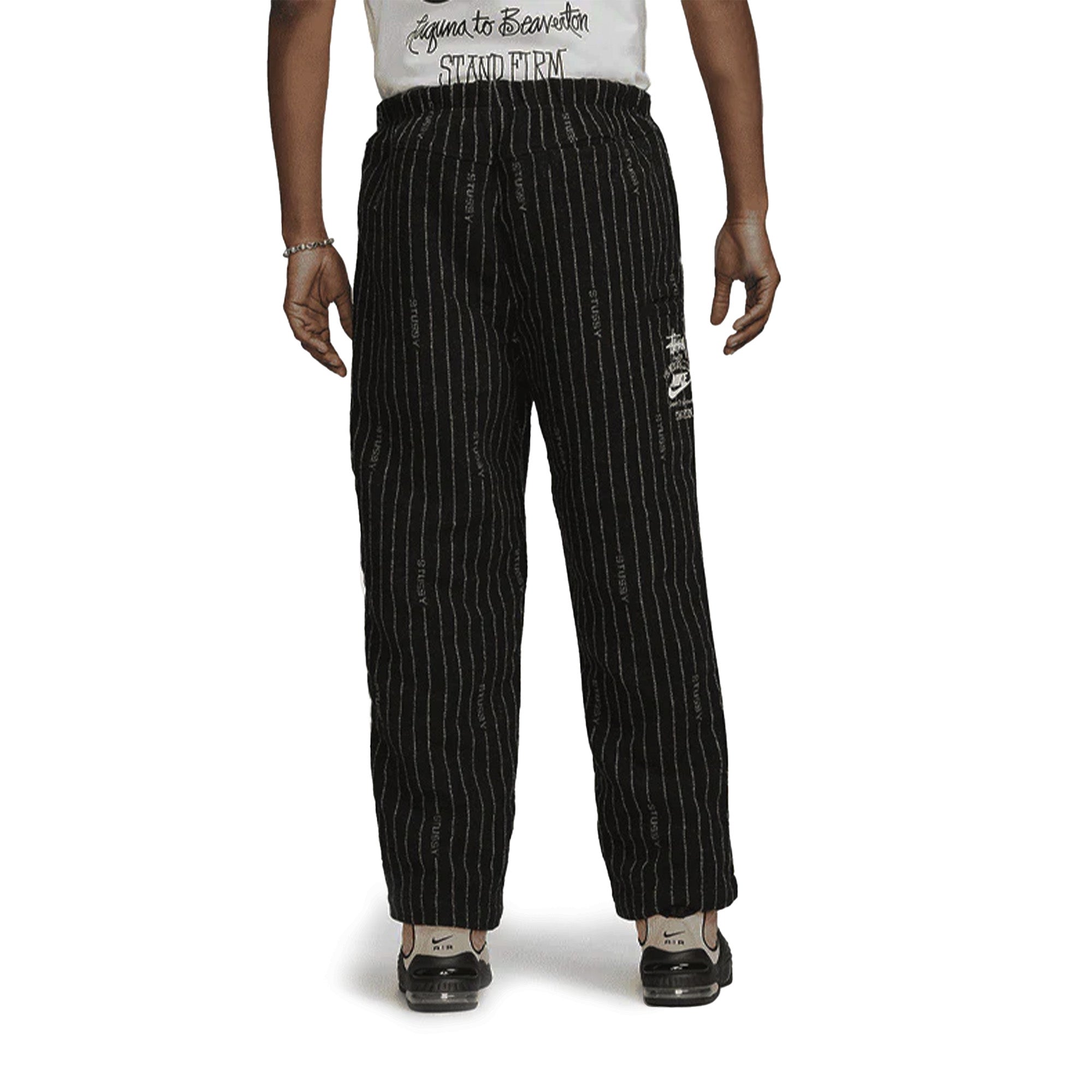 Nike Mens x Stussy U NRG HO Striped Wool Pant 'Black