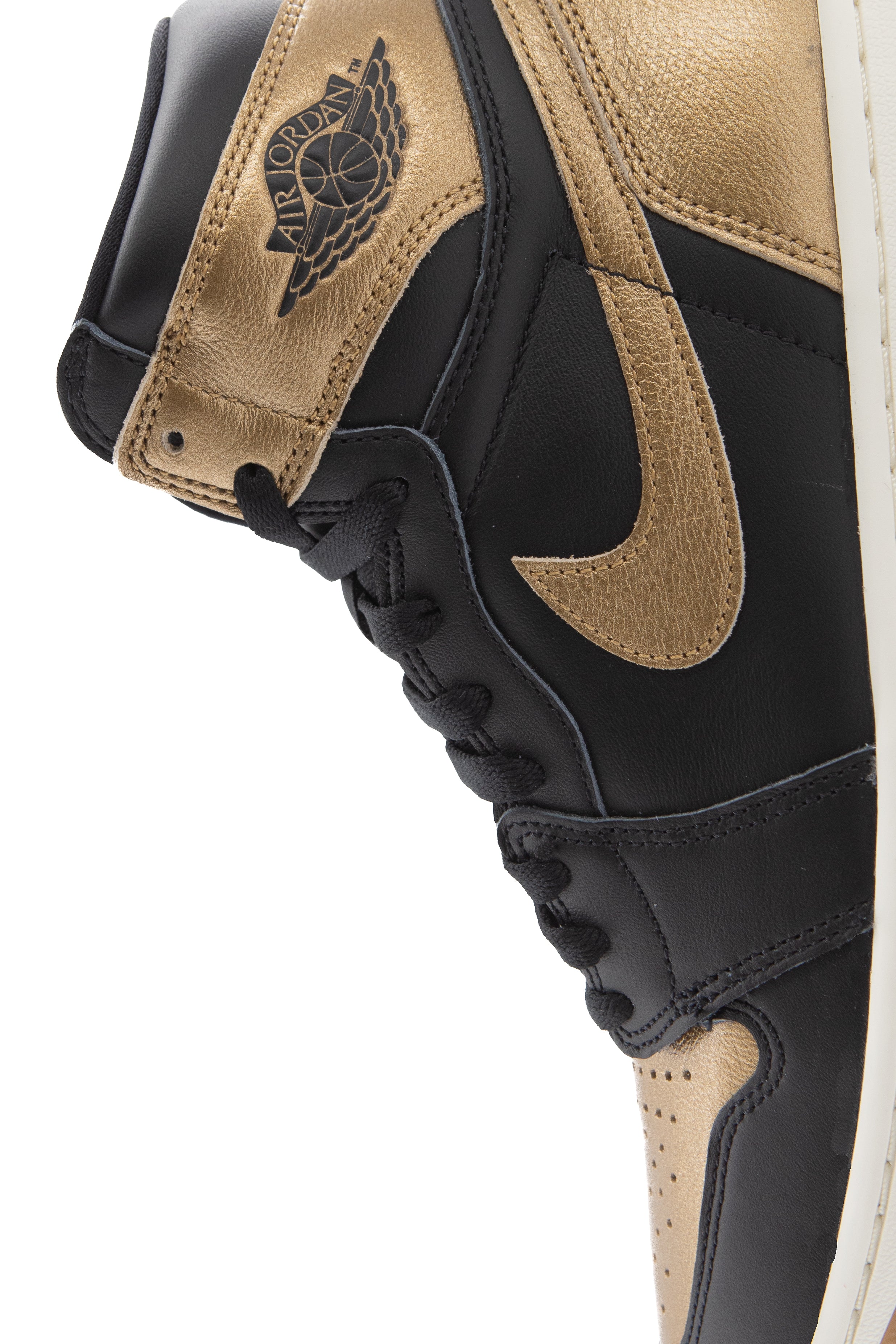 Air Jordan 1 Retro High OG 'Black/Metallic Gold' - ROOTED