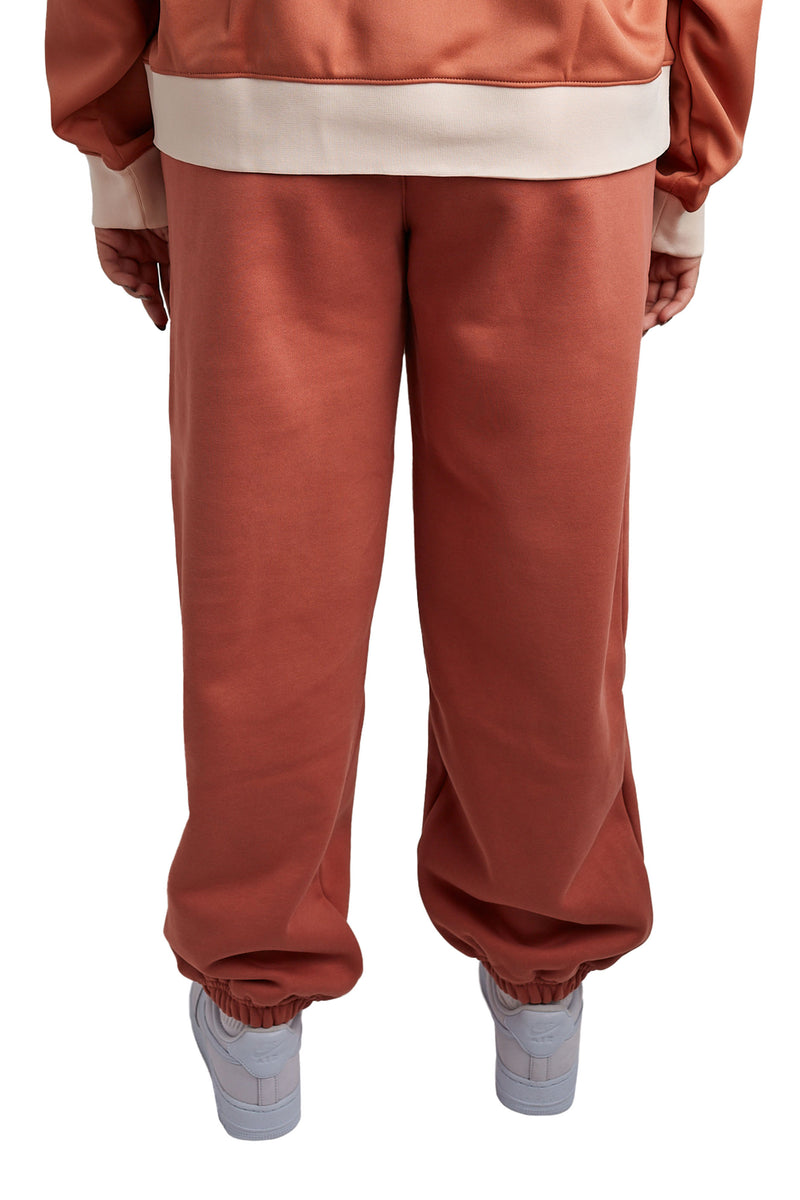 Jordan Womens Flight Fleece Sweatpants 'Sky J Orange' - ROOTED