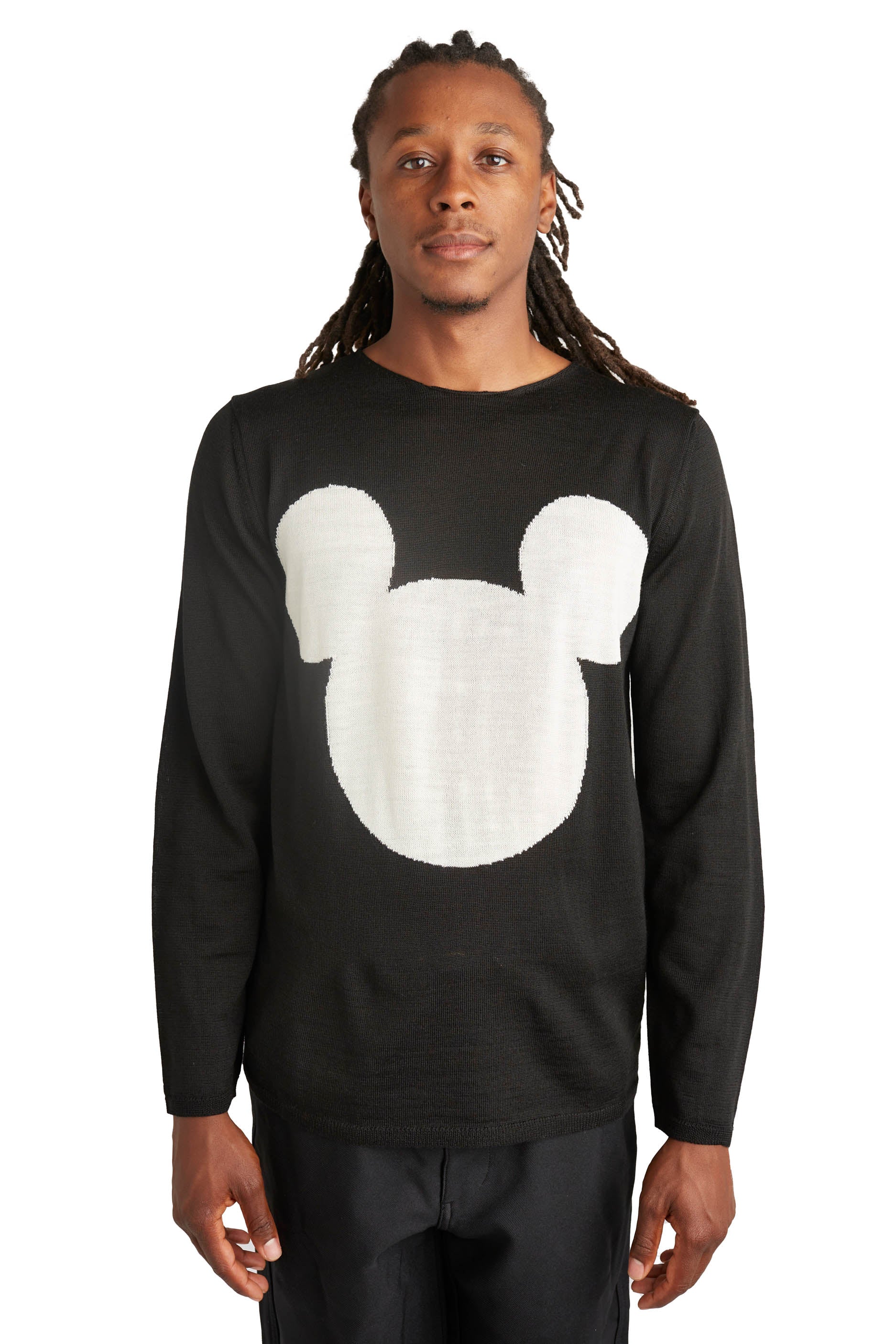 Comme des Garcons SHIRT Knit Sweater 'Black' - ROOTED