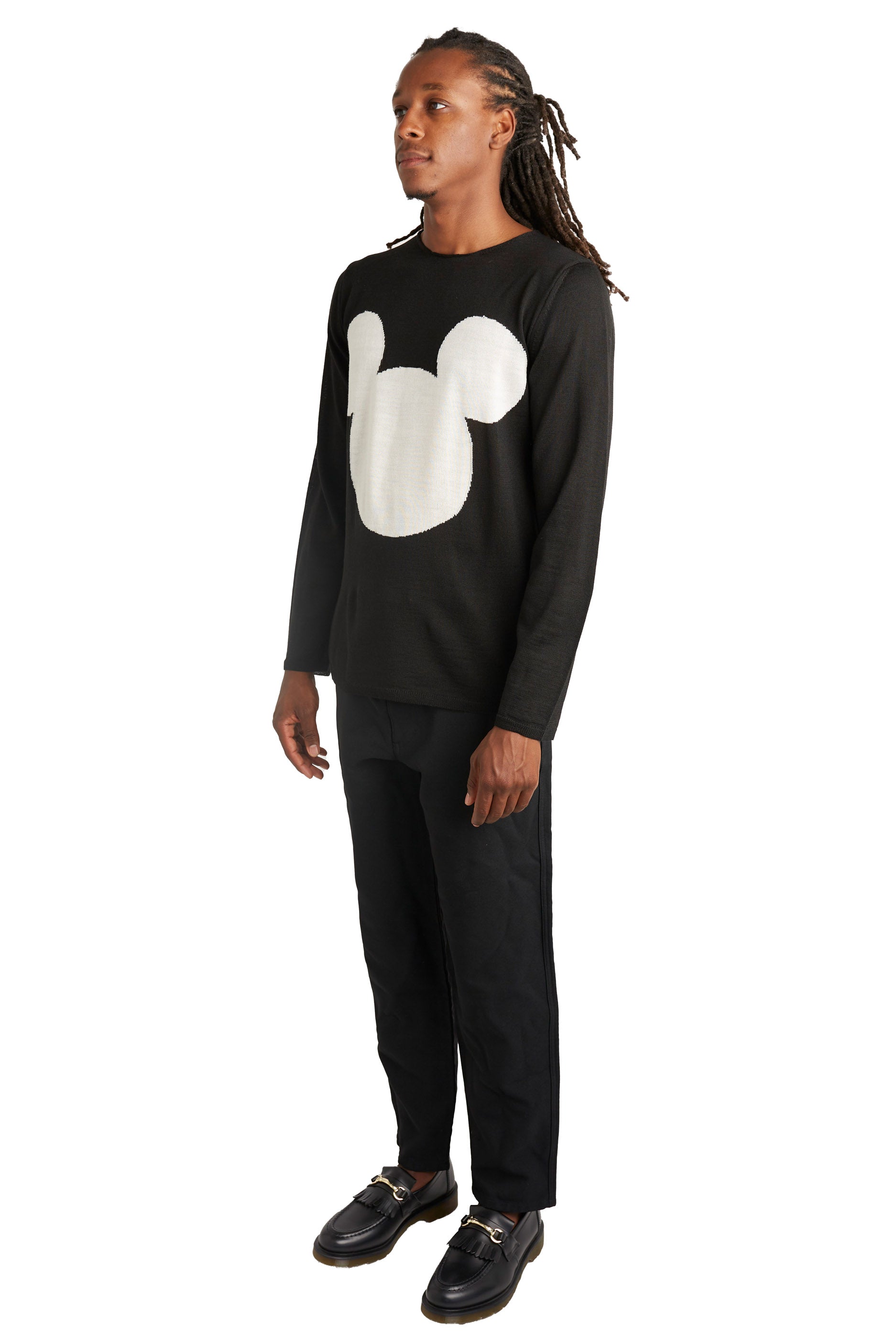 Comme des Garcons SHIRT Knit Sweater 'Black' - ROOTED