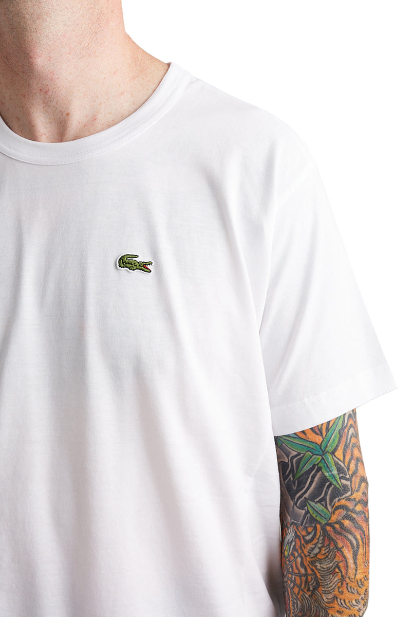 Comme des Garcons SHIRT Mens Lacoste Badge Tee 'White' - ROOTED