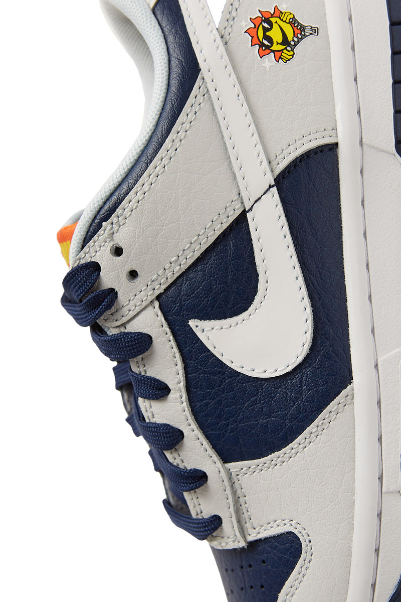 Nike Kids Dunk Low BG 'Photon Dust/White-Midnight Navy' - ROOTED