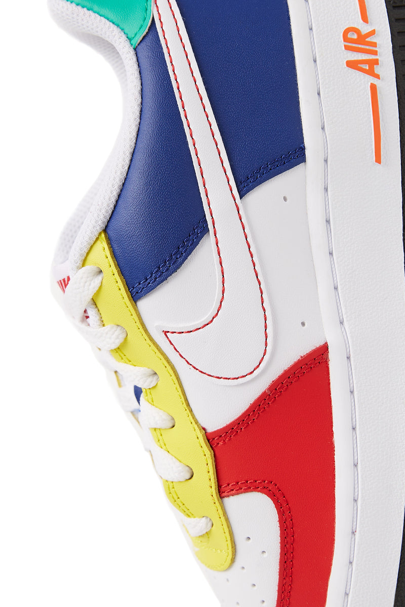 Nike Kids Air Force 1 Low LV8 BG 'University Red/White/Royal Blue' - ROOTED