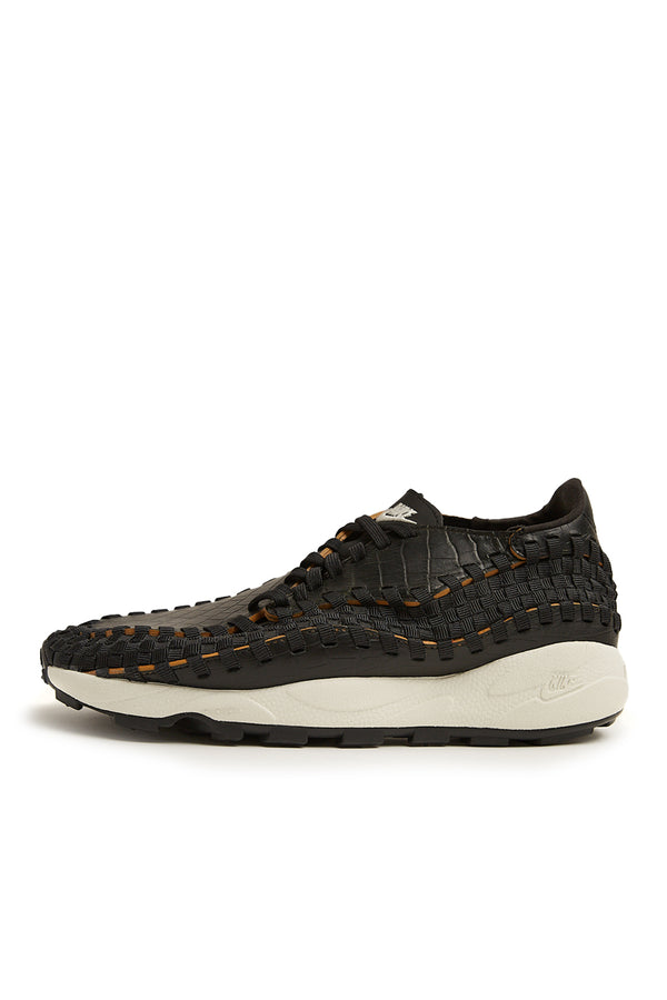 Nike Womens Air Footscape Woven Premium 'Black/Pale Ivory' - ROOTED