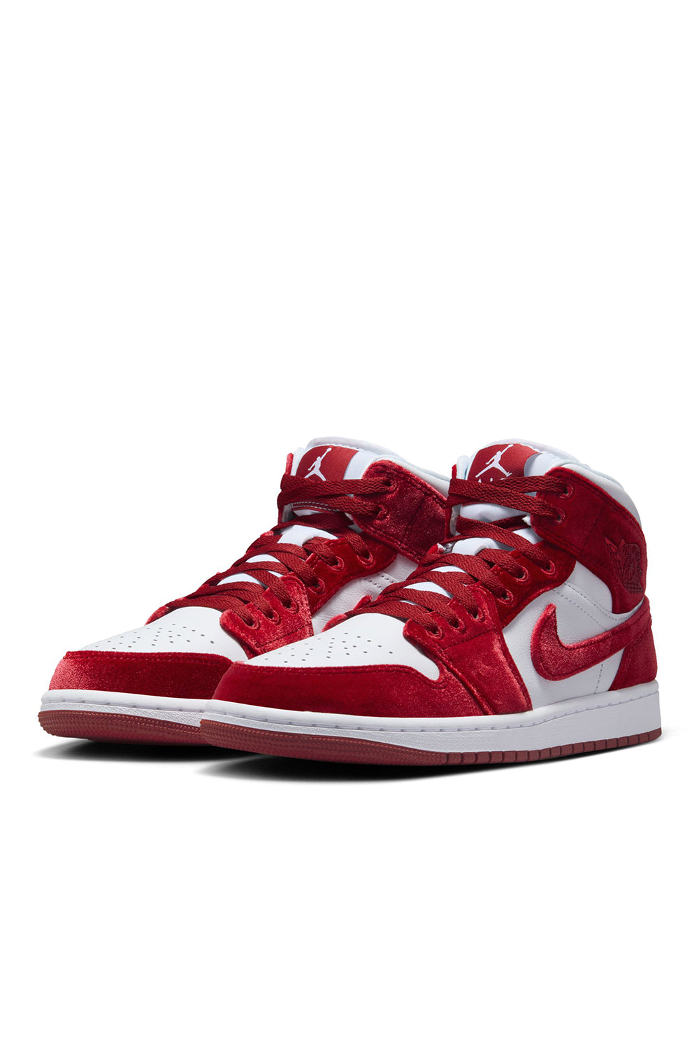 Air Jordan 1 Mid SE 'White/Team Red/Black' - ROOTED