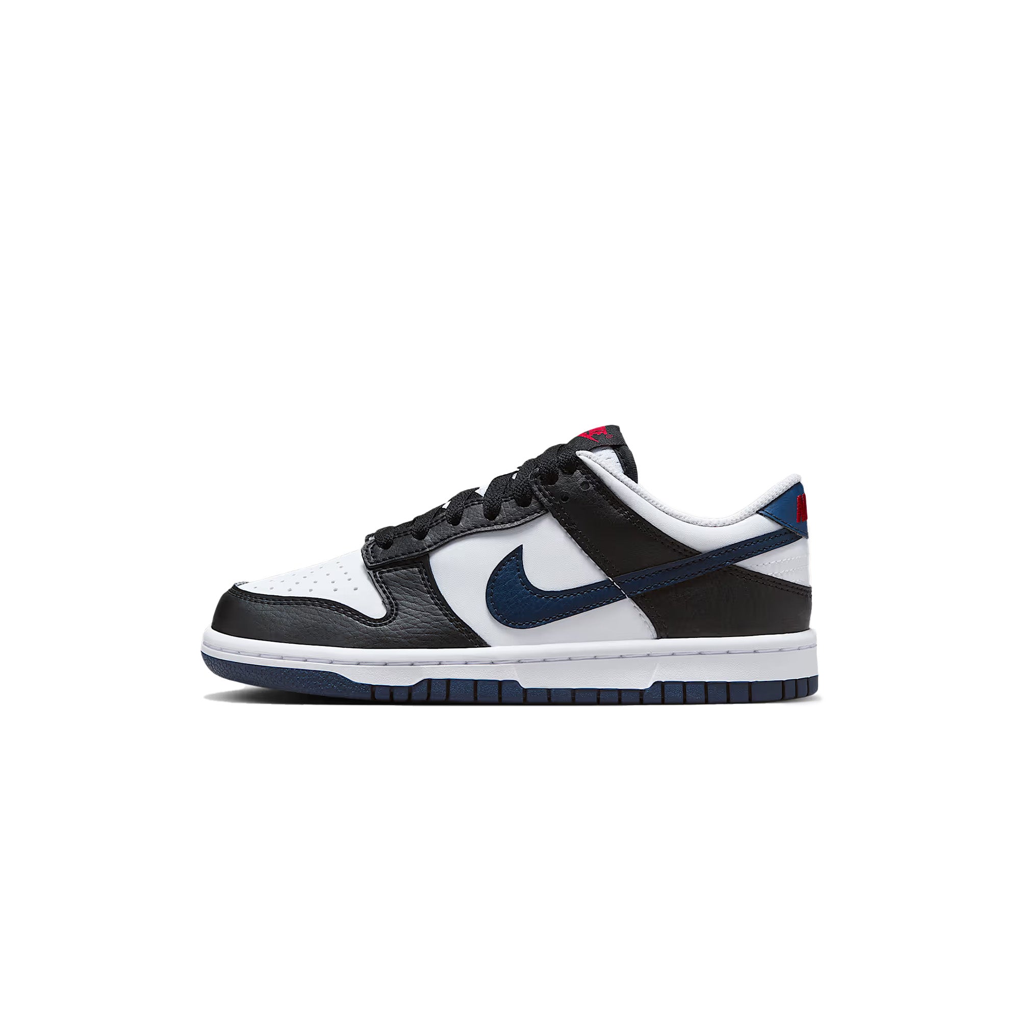 Kids Nike Dunk Low 'Black/Midnight Navy' - ROOTED