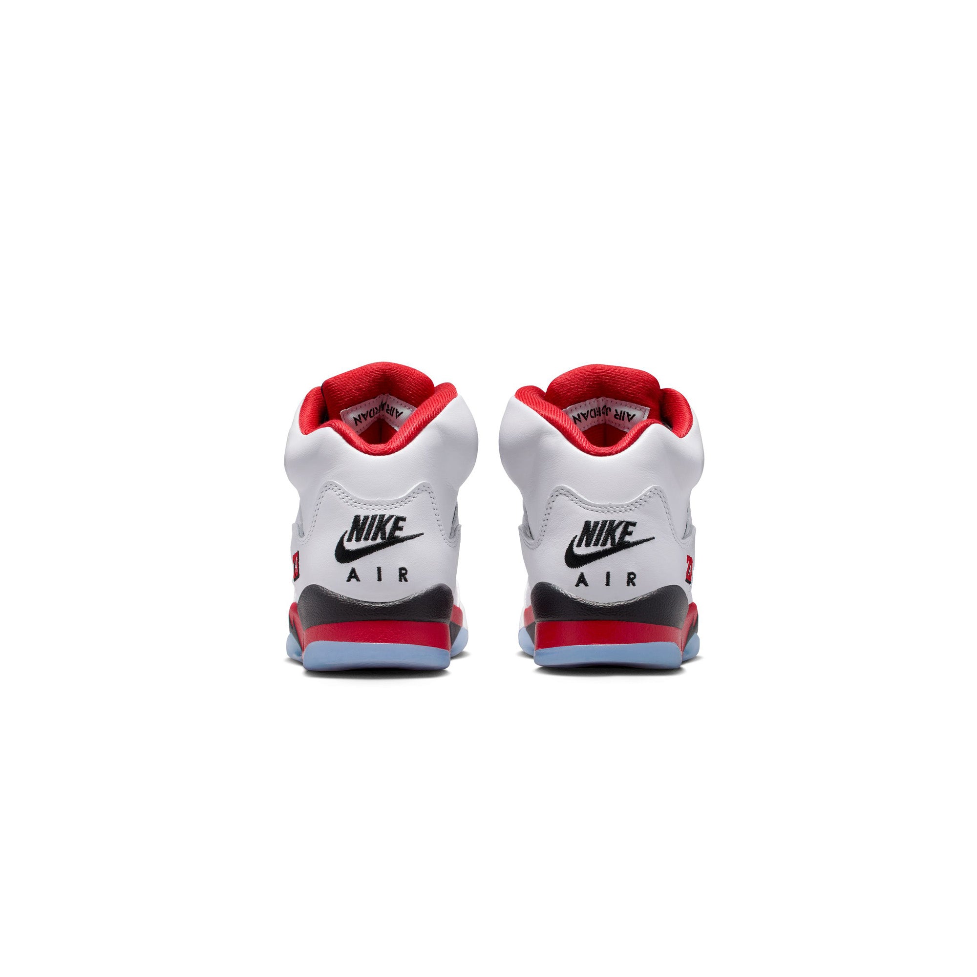 Kids Air Jordan 5 Retro OG 'White/Fire Red'