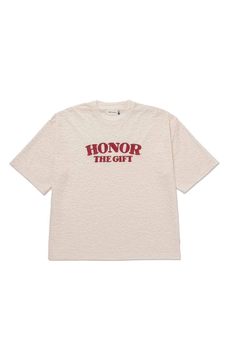Honor The Gift Stripe Box Tee 'Bone'