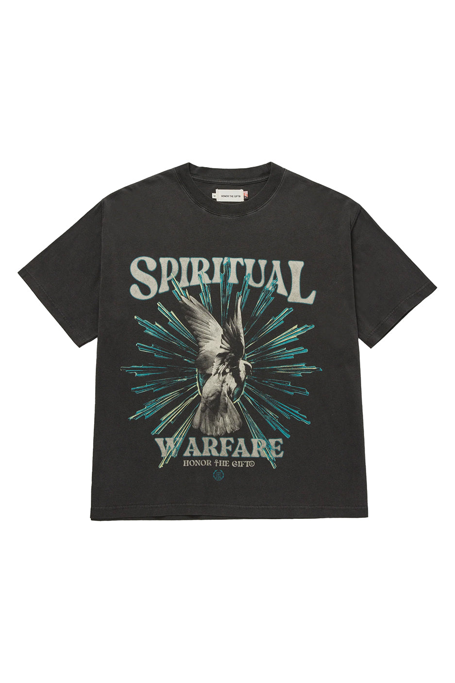 Honor The Gift Spiritual Conflict Tee 'Black' - ROOTED