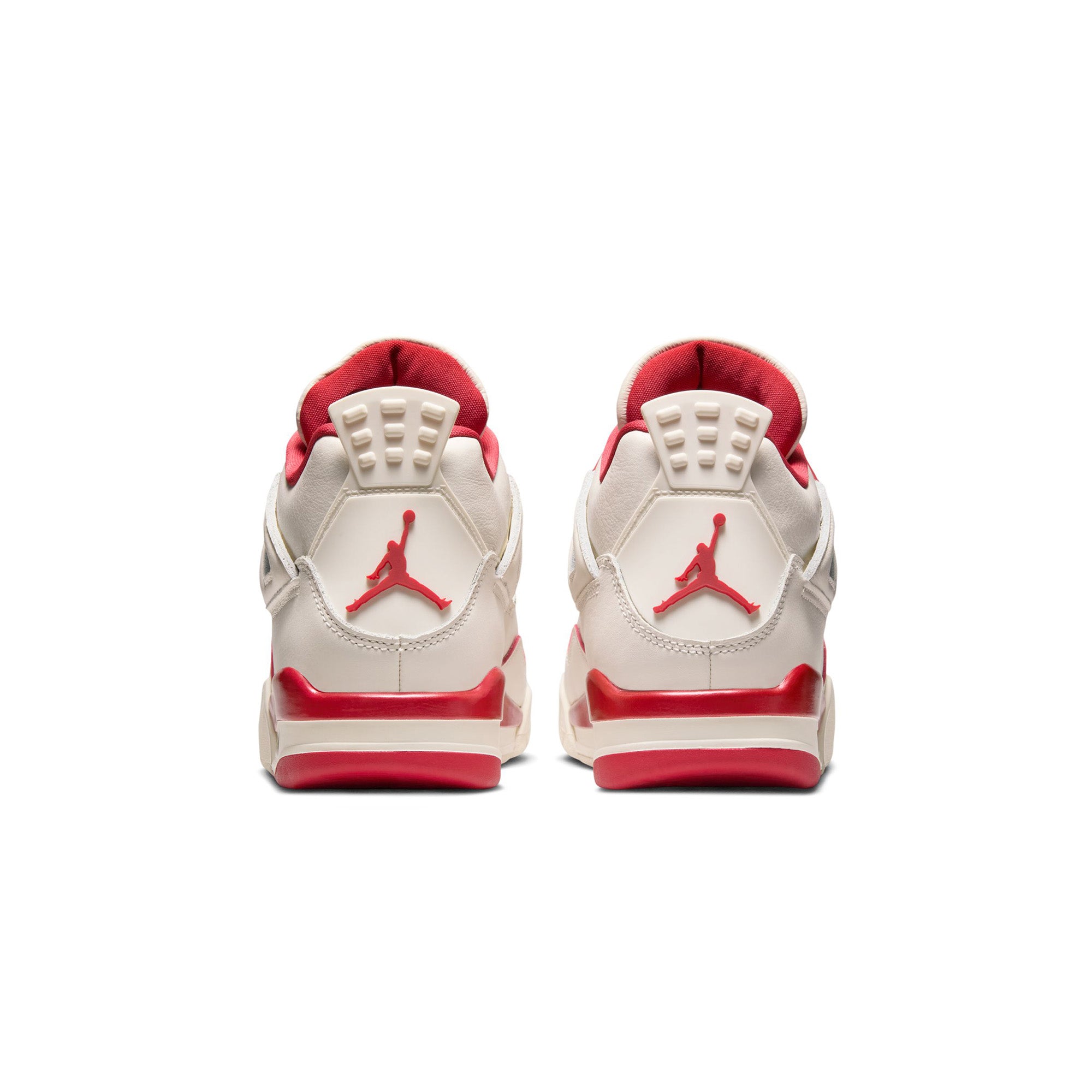 Womens Air Jordan 4 Retro 'Pale Ivory/Sierra Red'