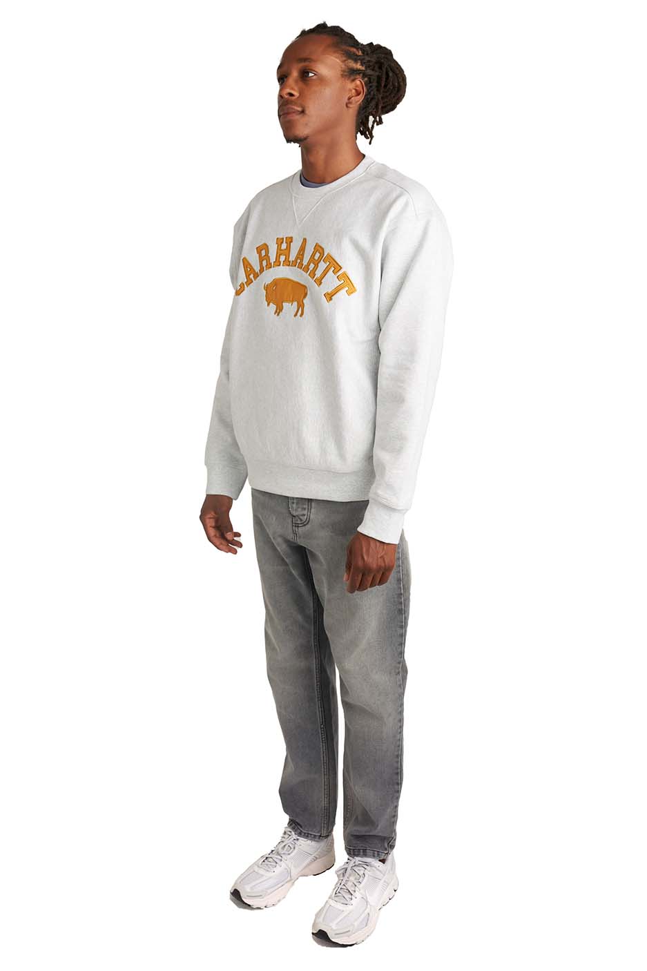 Carhartt WIP Locker Sweatshirt 'Ash Heather' - ROOTED