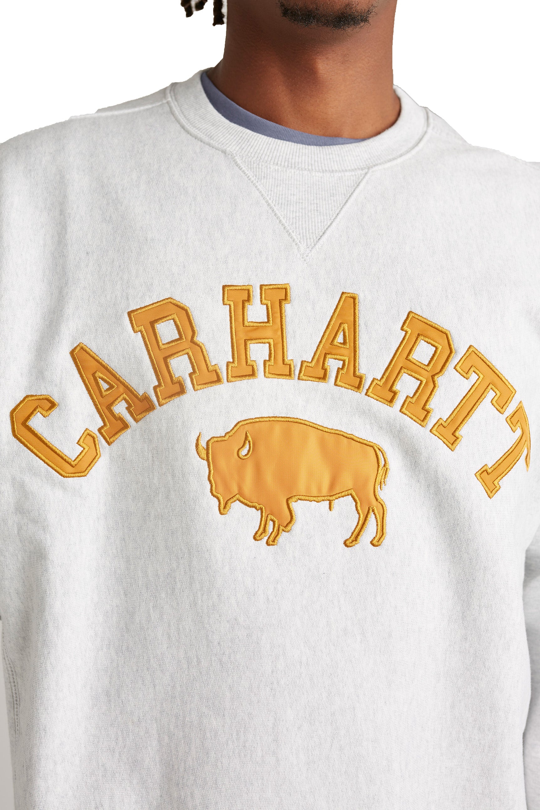 Carhartt WIP Locker Sweatshirt 'Ash Heather' - ROOTED