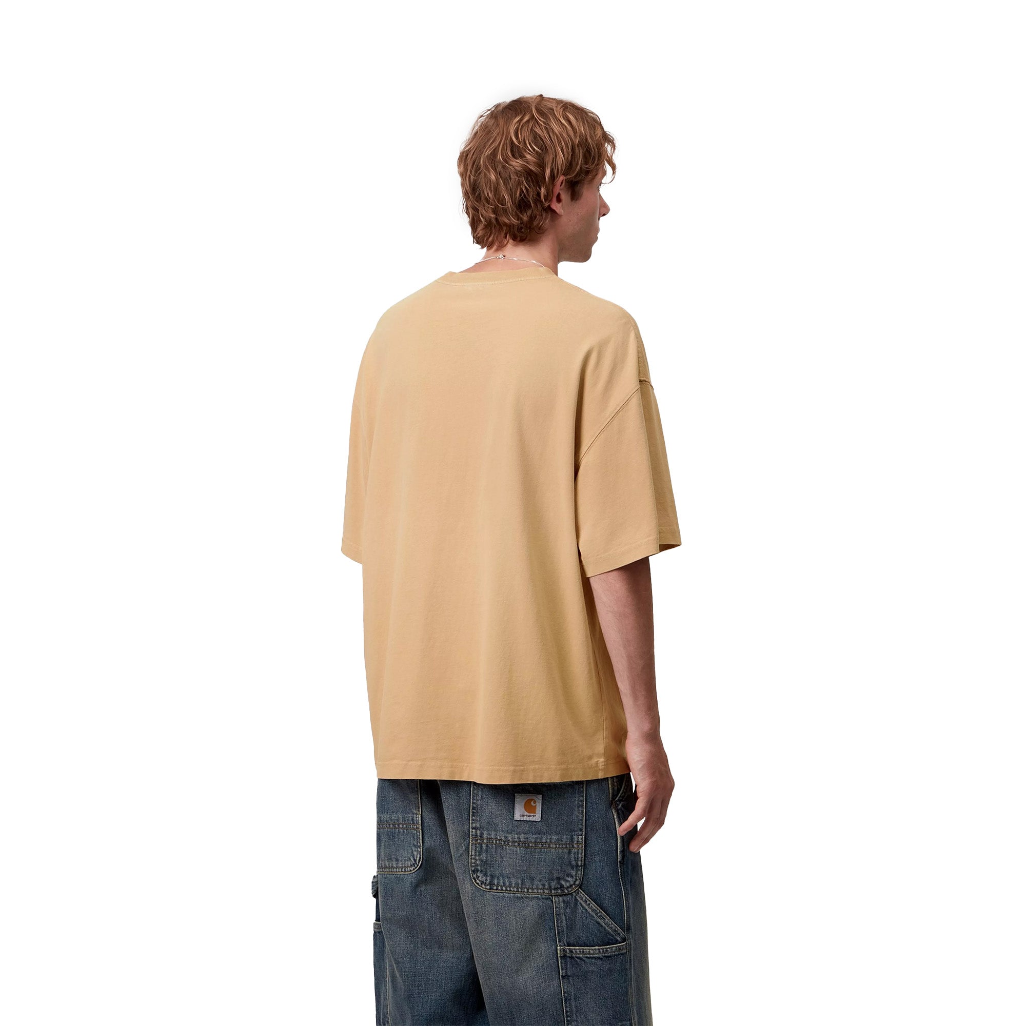 Carhartt WIP Chalk Wash Hudson Pocket Tee 'Dusty Hamilton Brown' - ROOTED