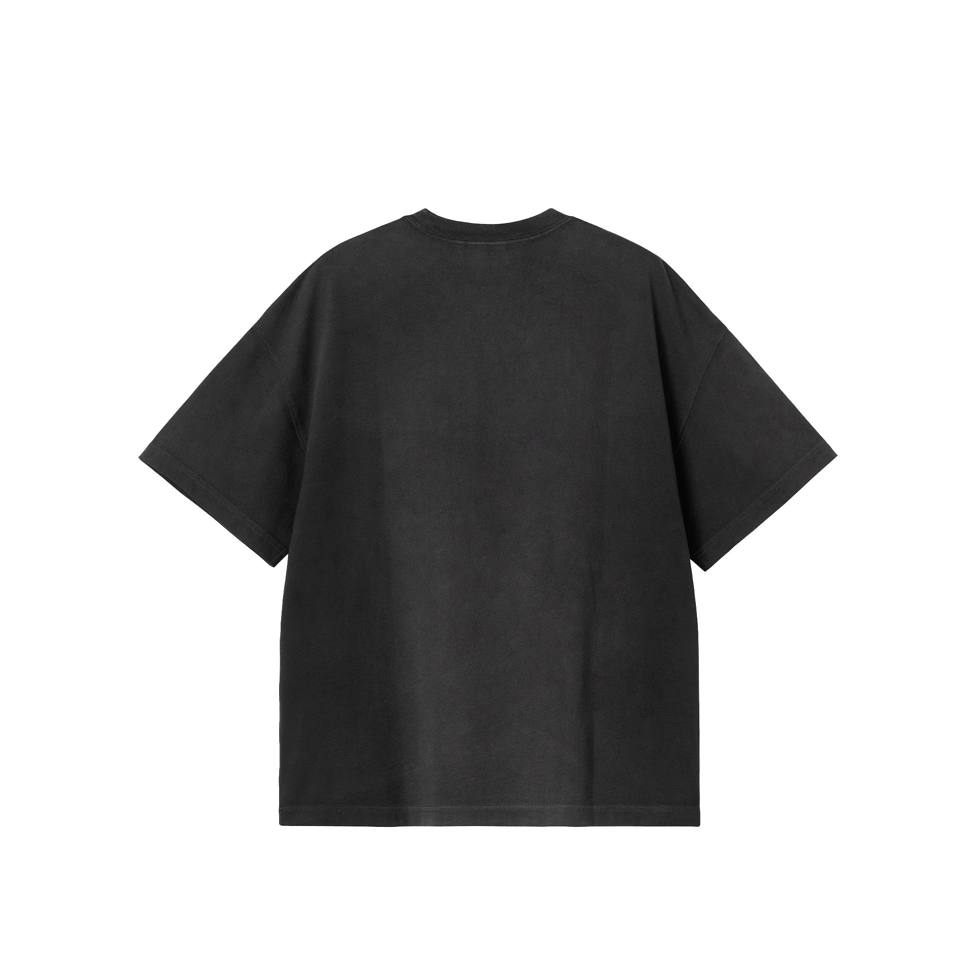 Carhartt WIP Chalk Wash Hudson Pocket Tee 'Black' - ROOTED