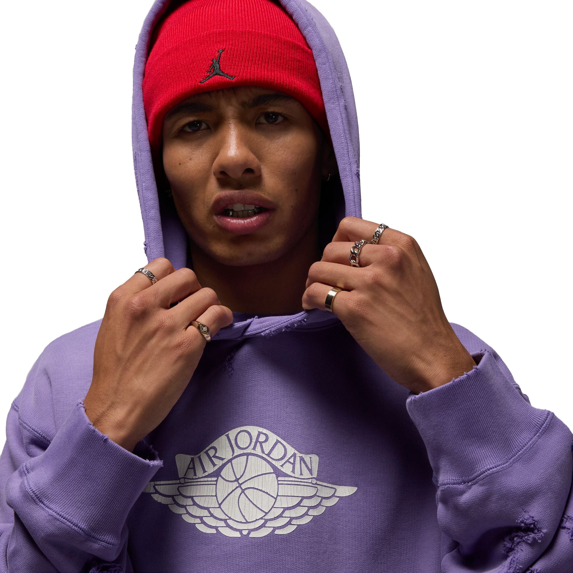 Jordan Rare Air Hoodie 'Purple Earth' - ROOTED
