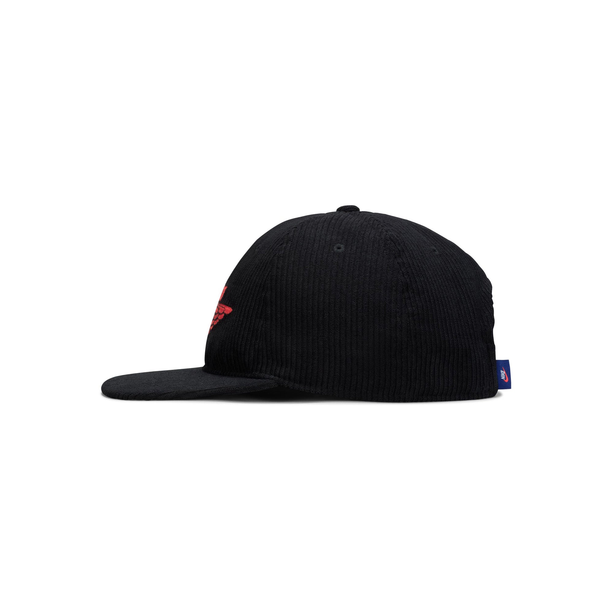 Jordan Pro Hat 'Black/Chili' - ROOTED