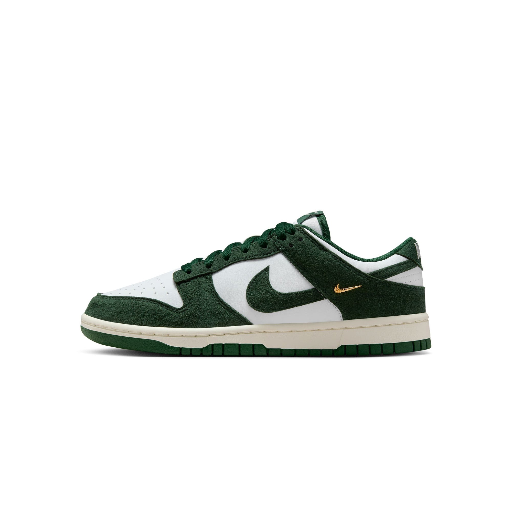 Womens Nike Dunk Low 'Summit White/Gorge Green' - ROOTED