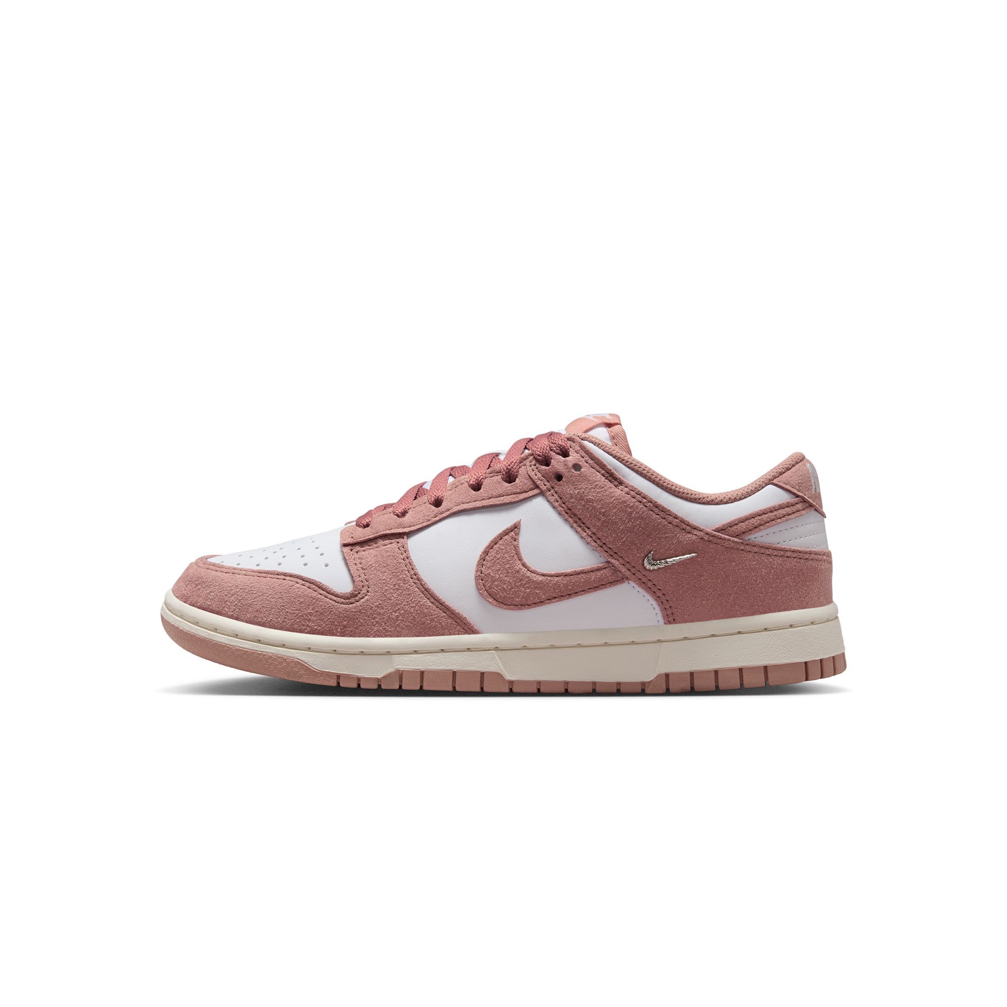 Womens Nike Dunk Low 'White/Particle Pink'