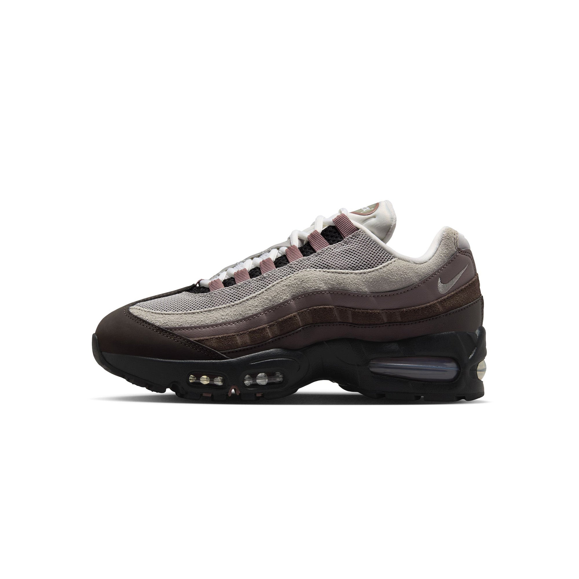 Womens Nike Air Max 95 'Velvet Brown/Pearl Grey' - ROOTED
