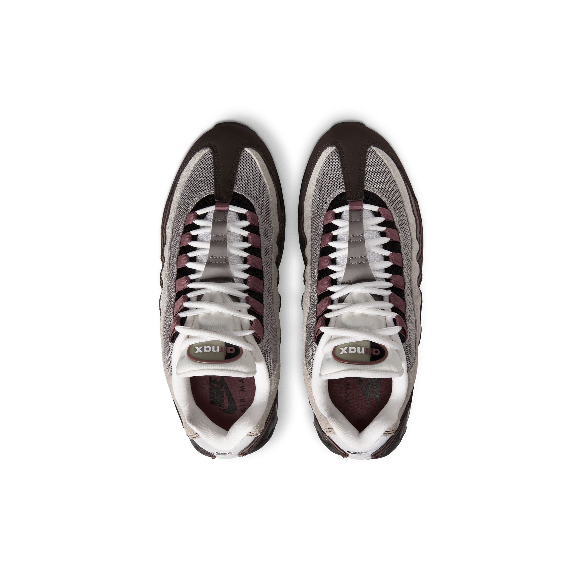 Womens Nike Air Max 95 'Velvet Brown/Pearl Grey' - ROOTED