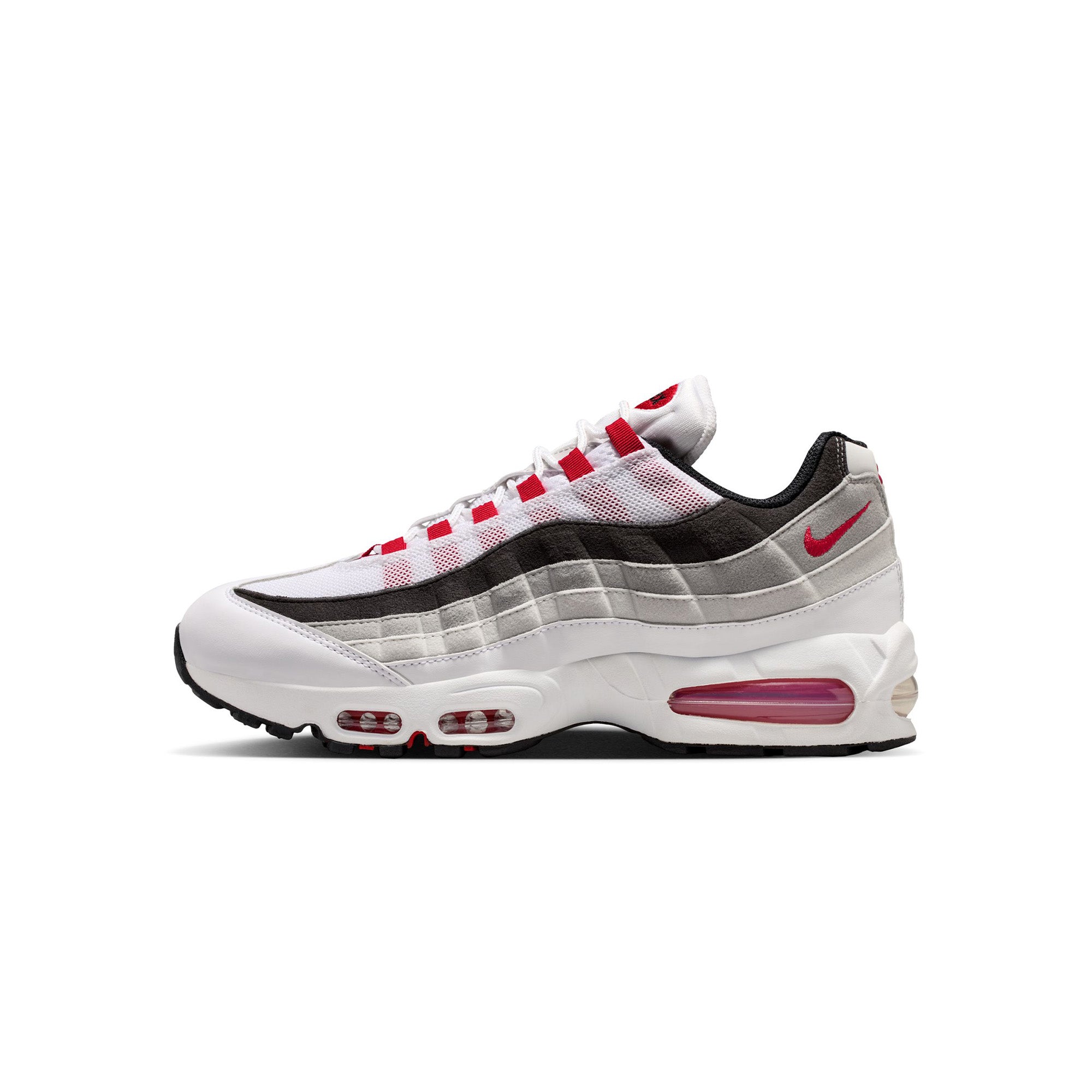 Nike Air Max 95 Big Bubble Premium 'White/Comet Red' - ROOTED