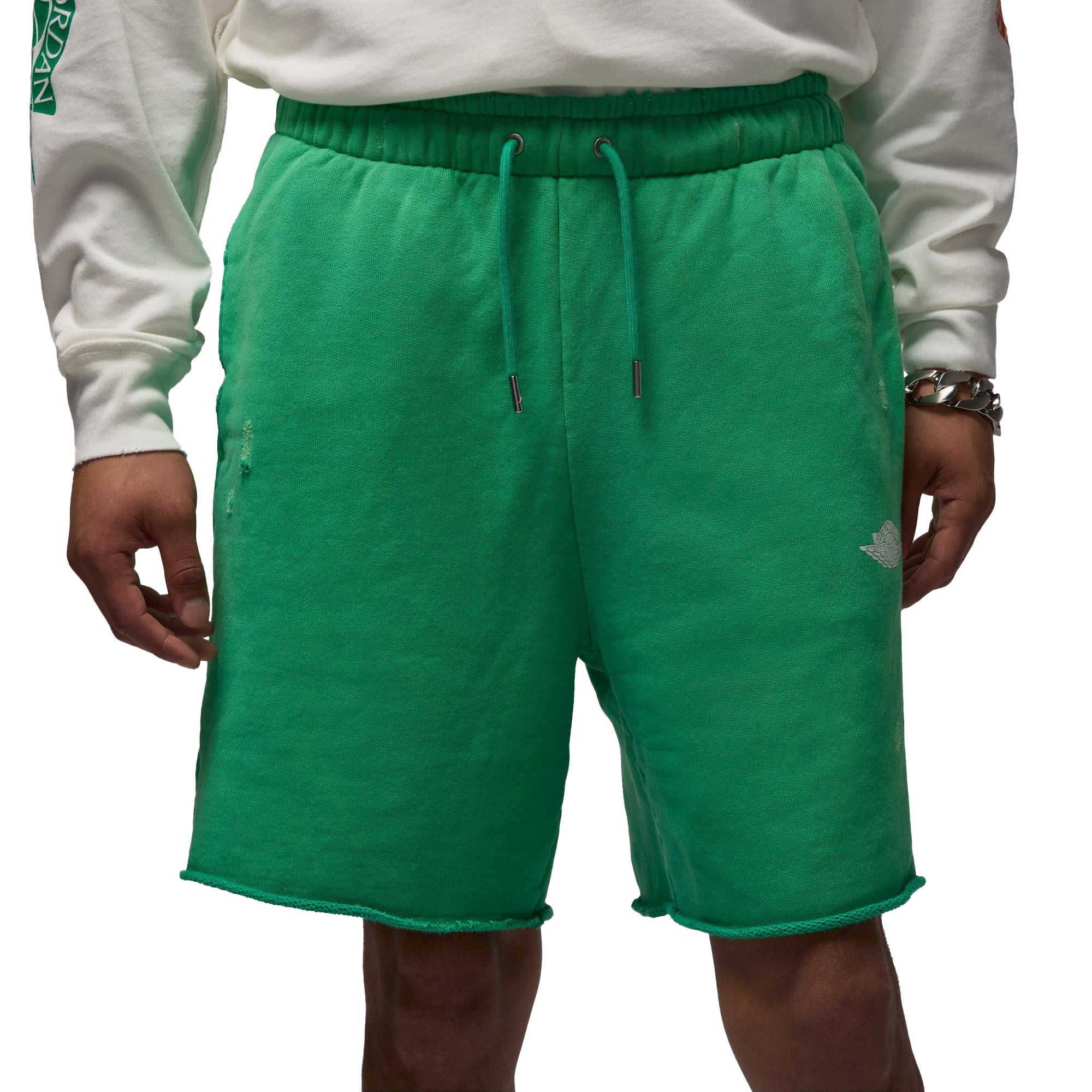 Jordan Rare Air Fleece Shorts 'Stadium Green' - ROOTED