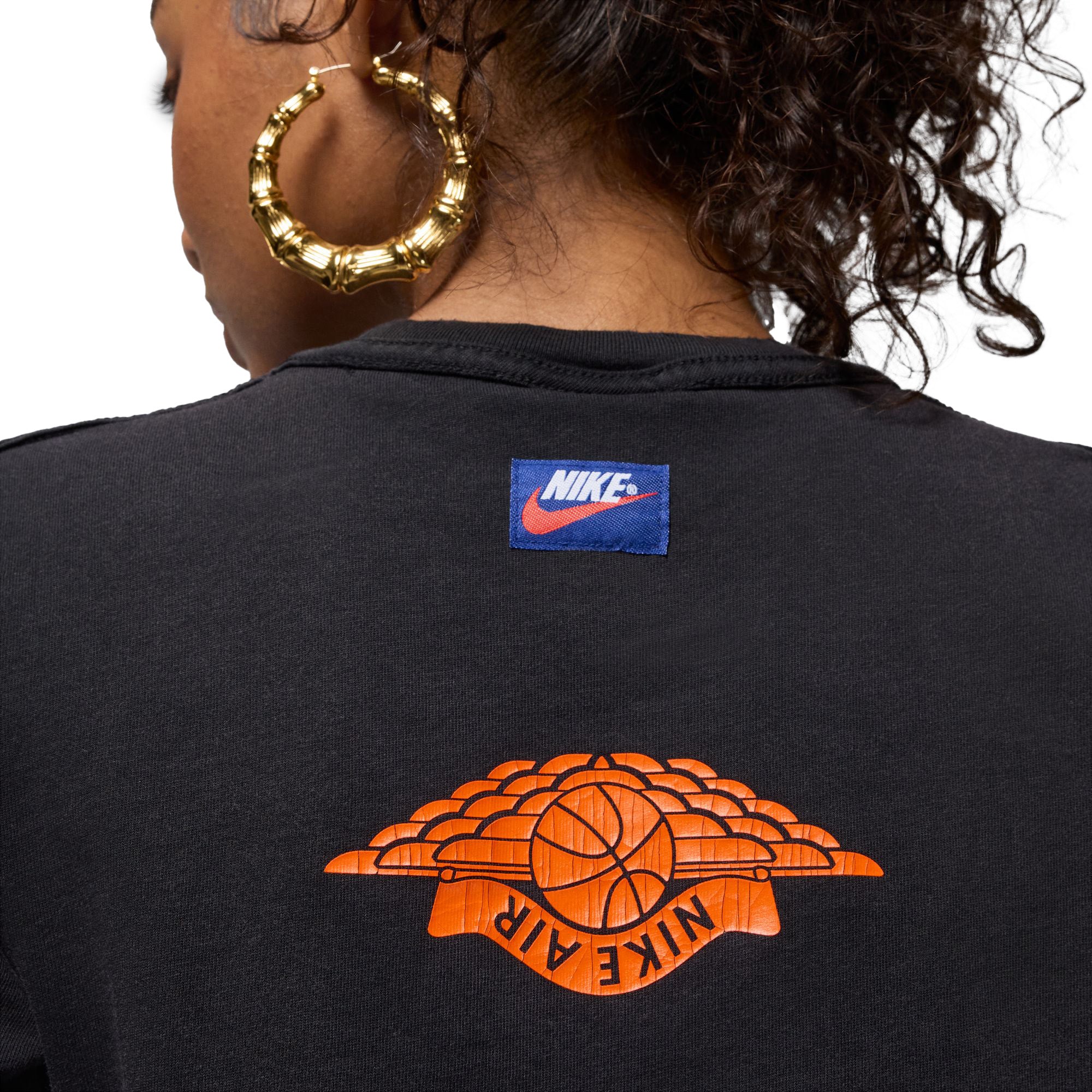 Womens Jordan Rare Air Tee 'Black' - ROOTED