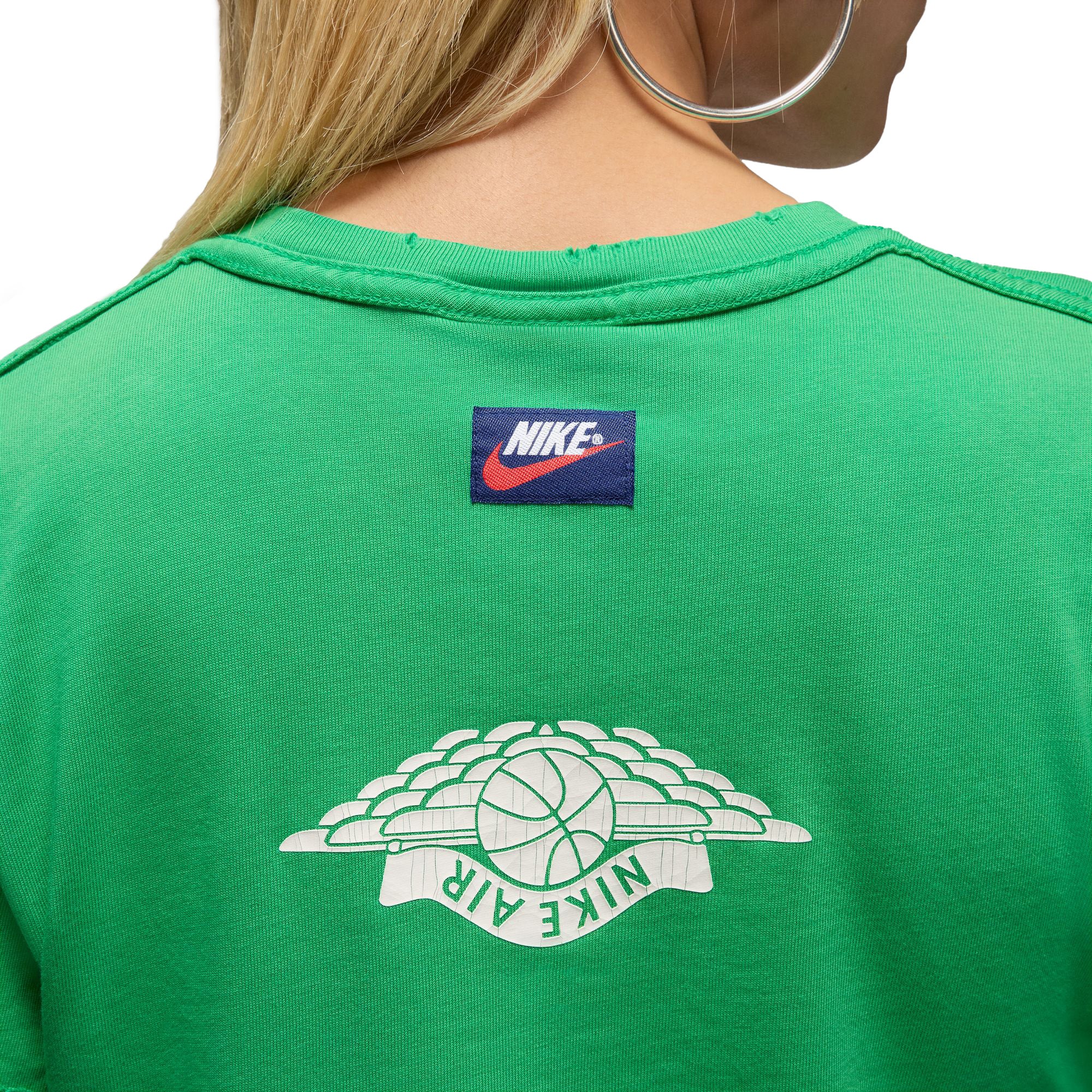 Womens Jordan Rare Air Tee 'Stadium Green' - ROOTED