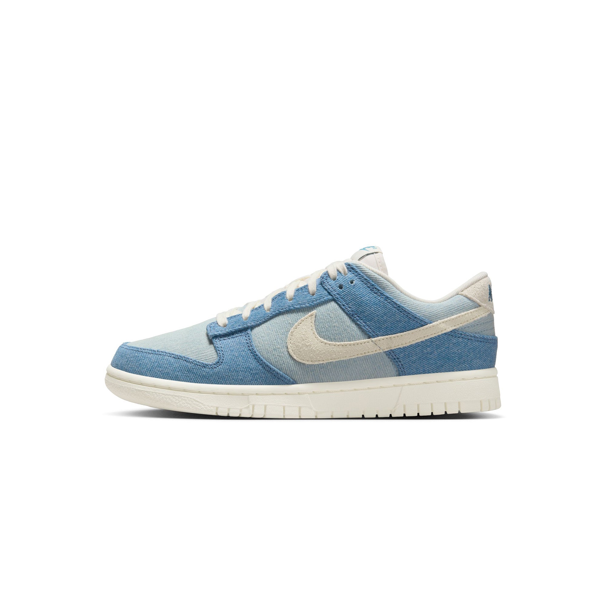 Womens Nike Dunk Low 'Smokey Blue/Pale Ivory/Denim' - ROOTED