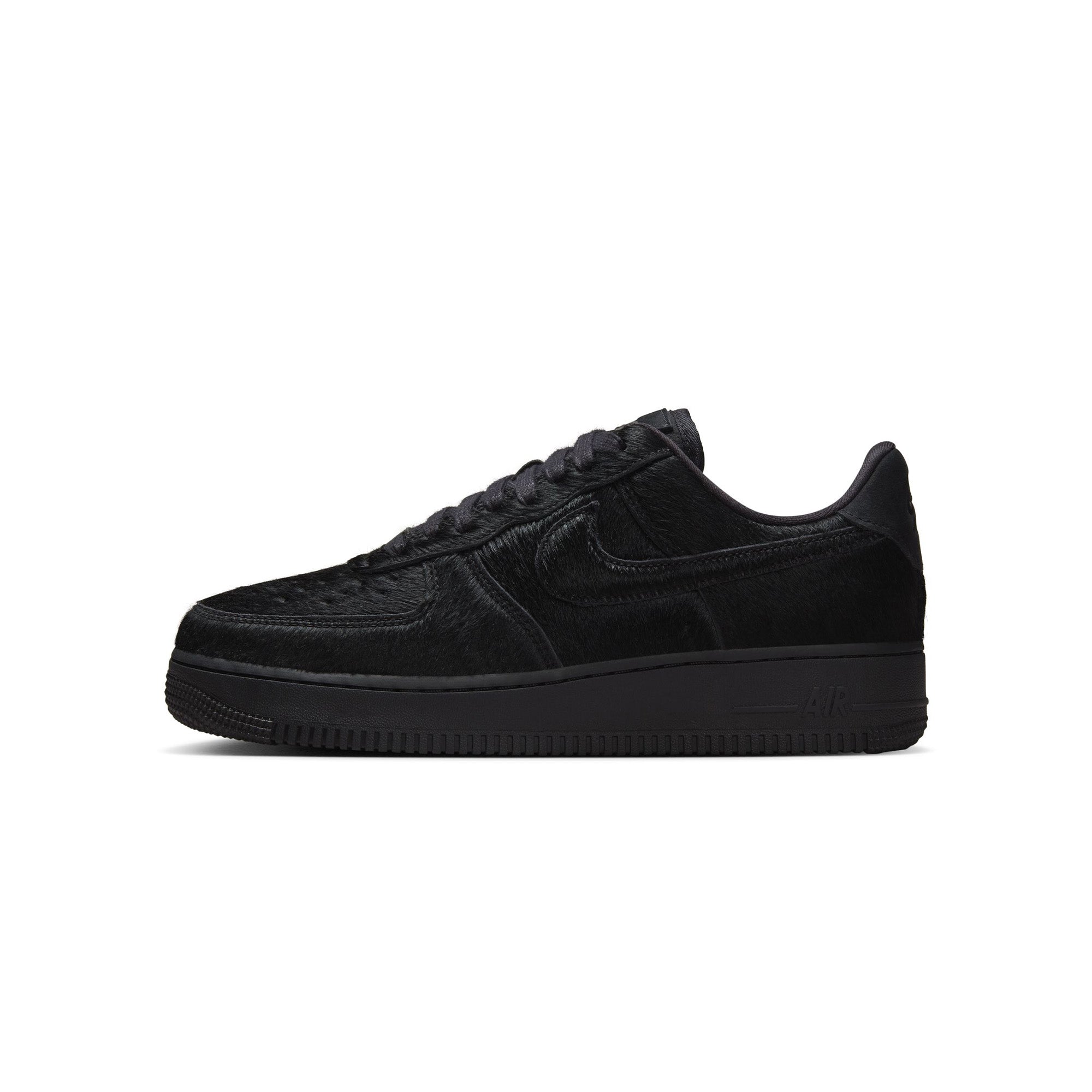 Womens Nike Air Force 1 '07 'Black/Black/Off Noir' - ROOTED