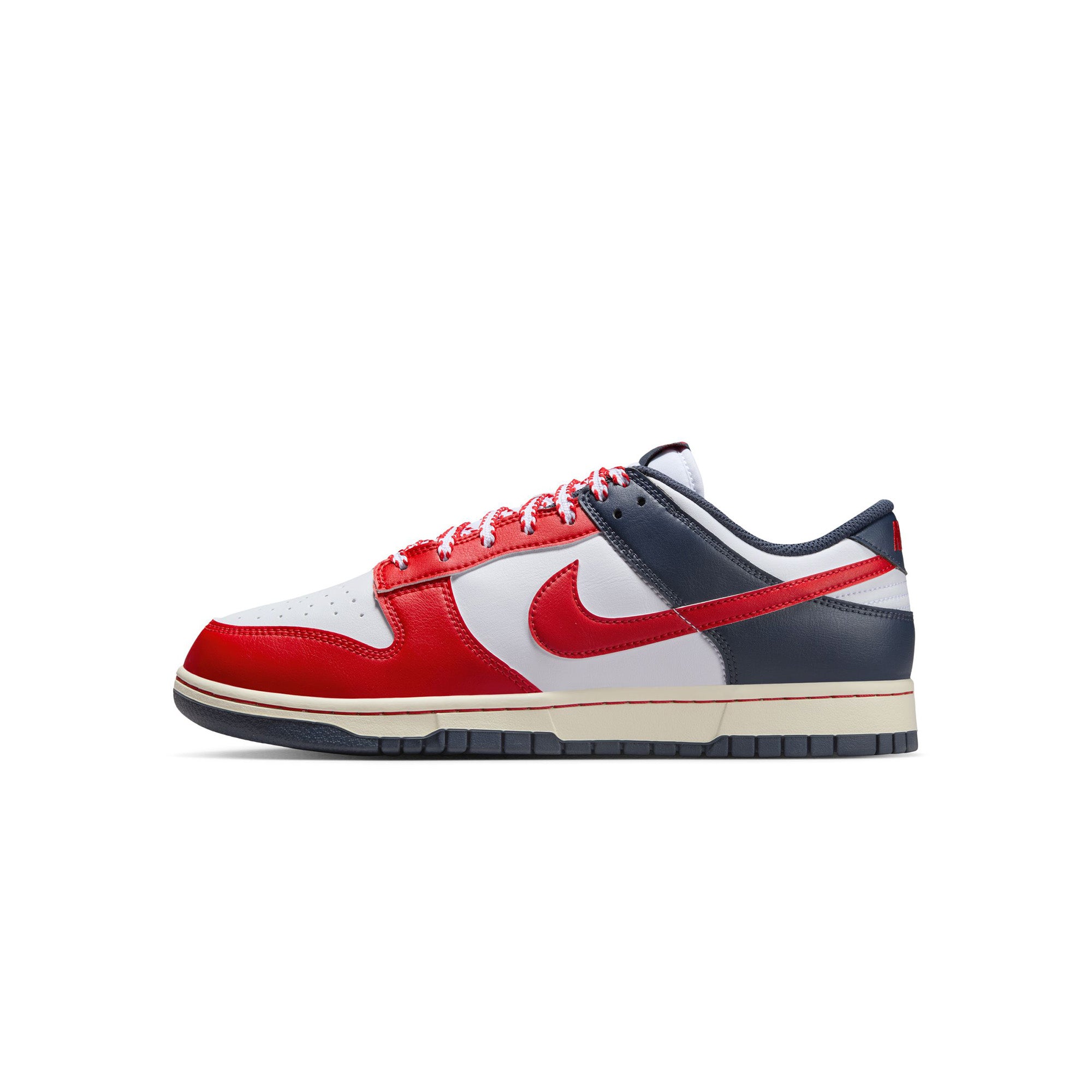 Nike Dunk Low Retro 'White/University Red/Thunder Blue'