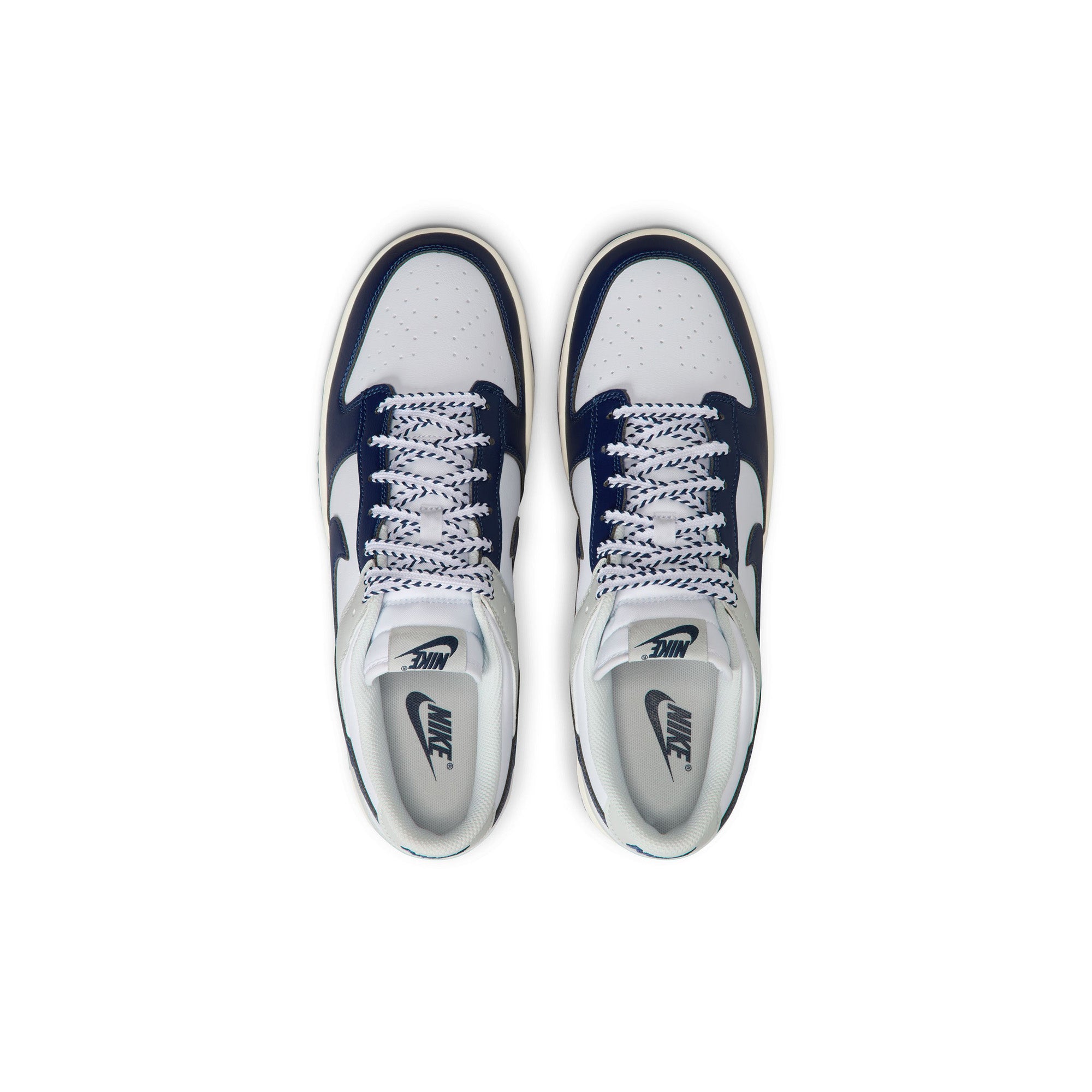 Nike Dunk Low Retro 'White/Midnight Navy' - ROOTED