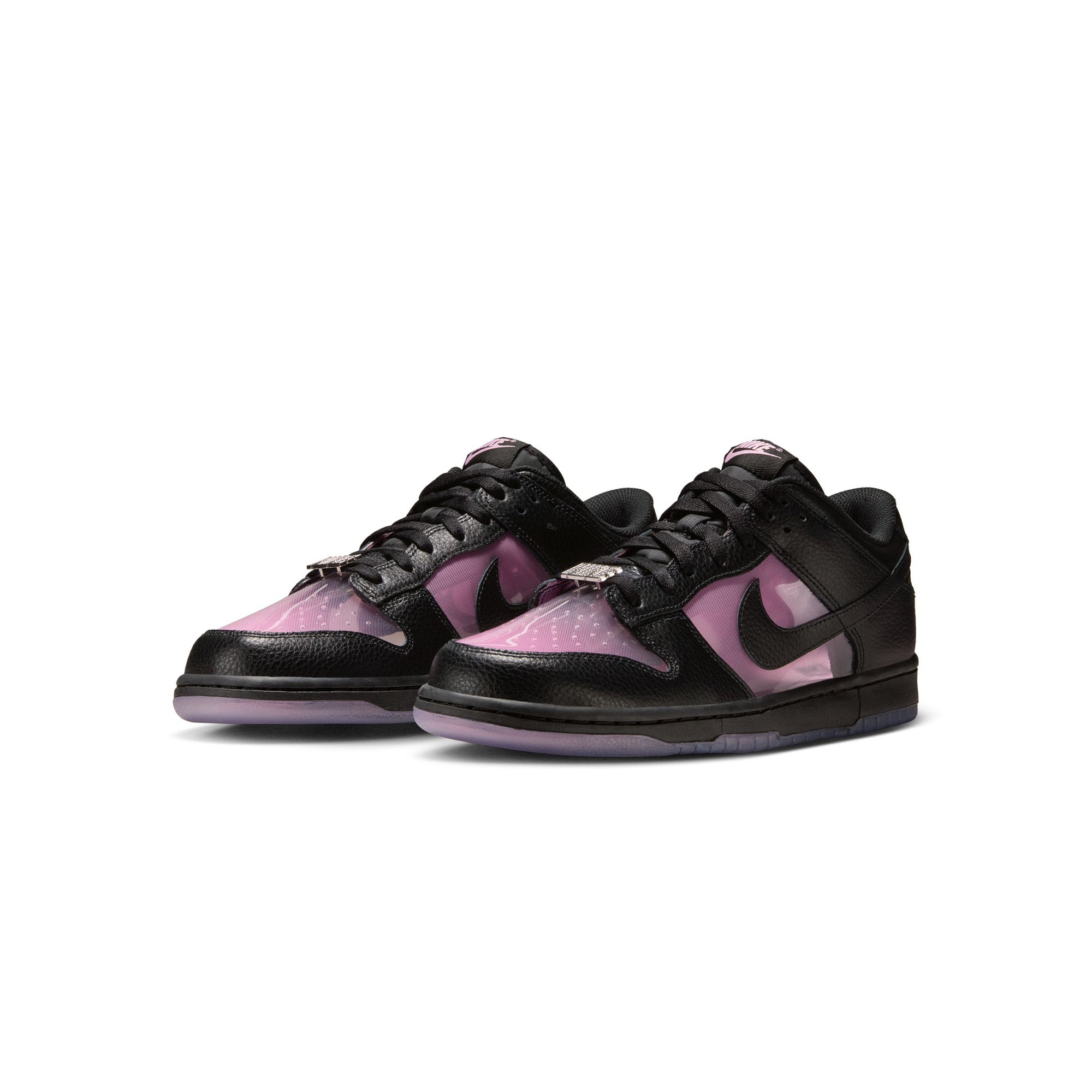 Nike Dunk Low Retro Premium 'Black and Pink Rise' Shoes - ROOTED