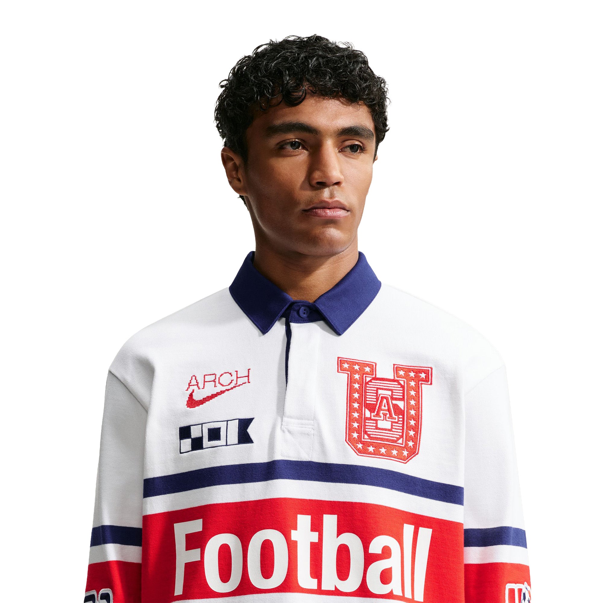 Nike x V.A.A. Long-Sleeve Rugby Top 'White' - ROOTED